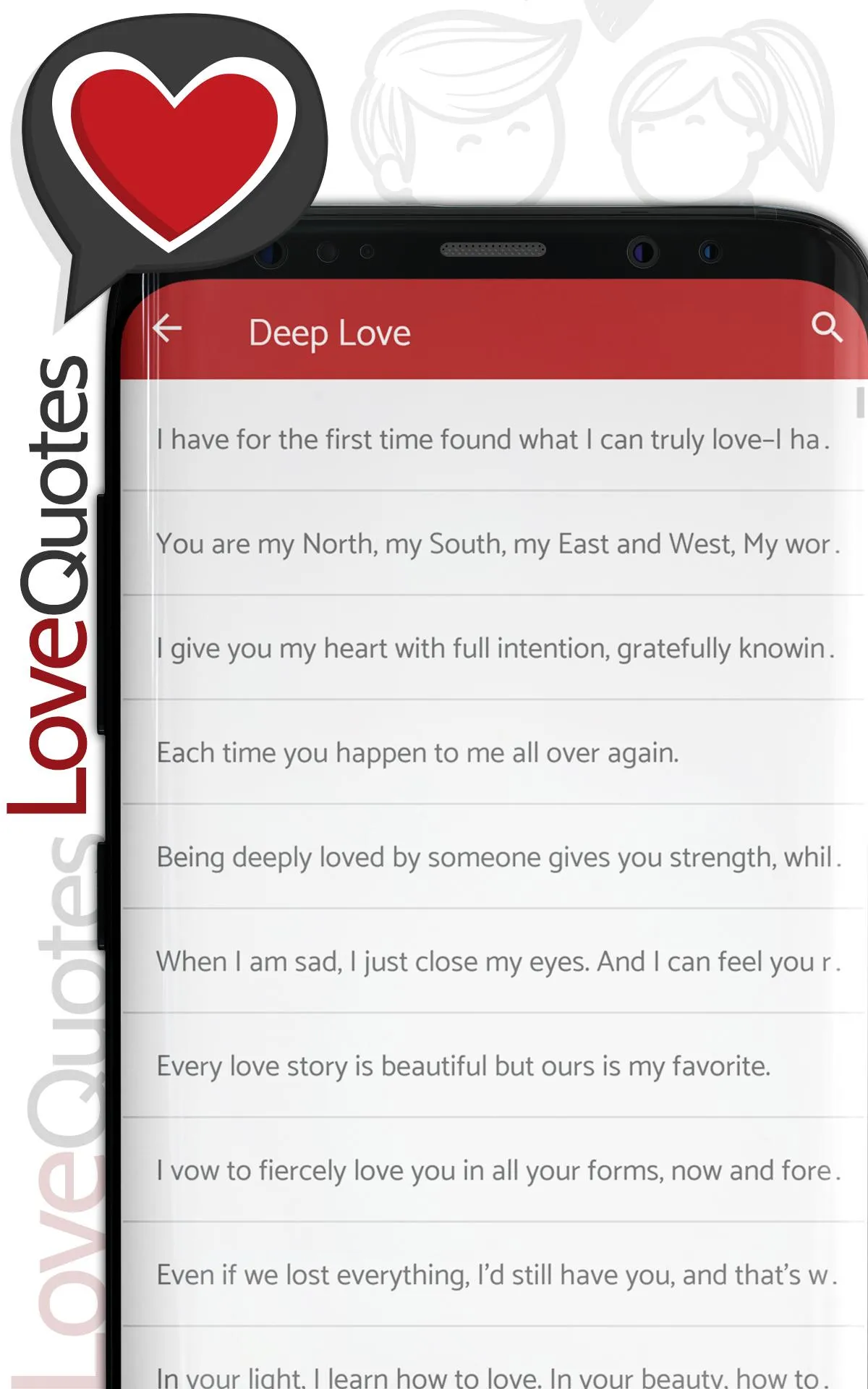 Love Quotes - Deep love poems | Indus Appstore | Screenshot