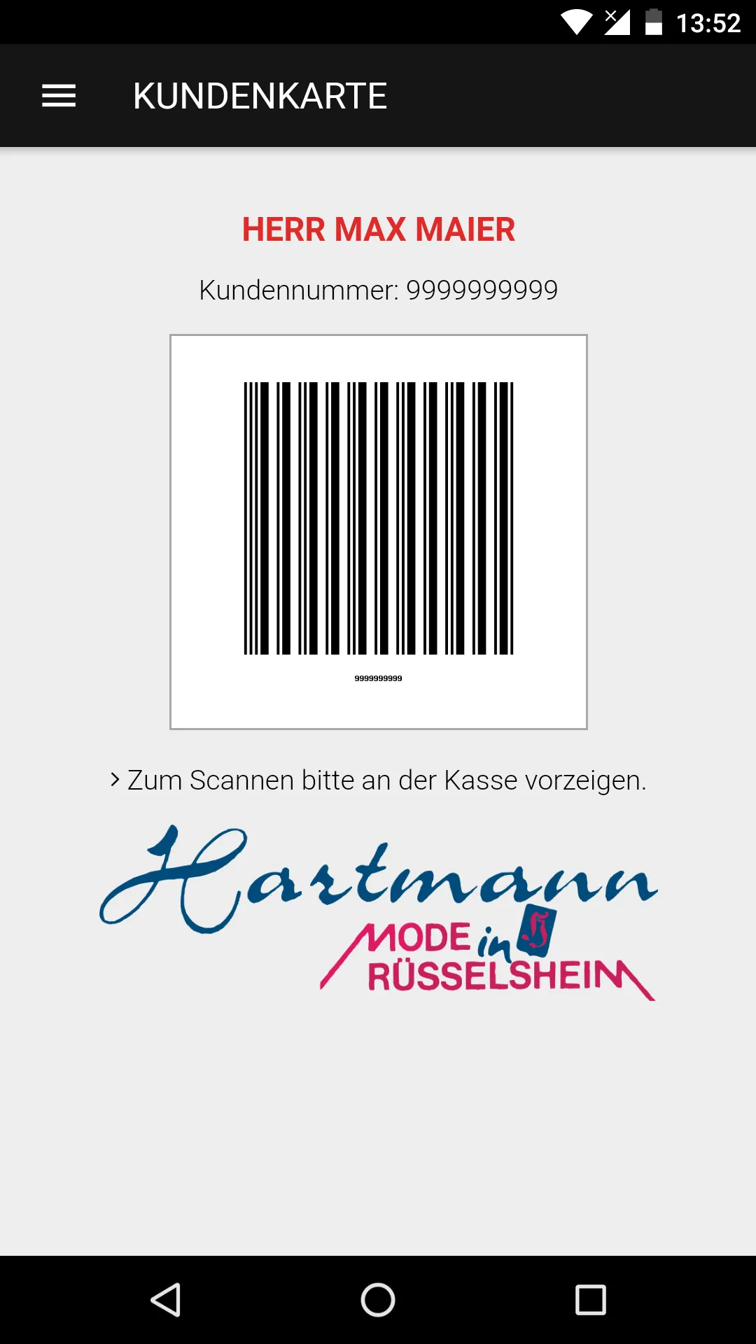 Hartmann Mode in Rüsselsheim | Indus Appstore | Screenshot