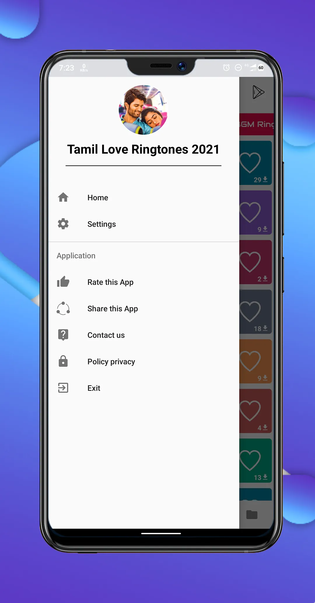 Tamil Love Ringtones | Indus Appstore | Screenshot