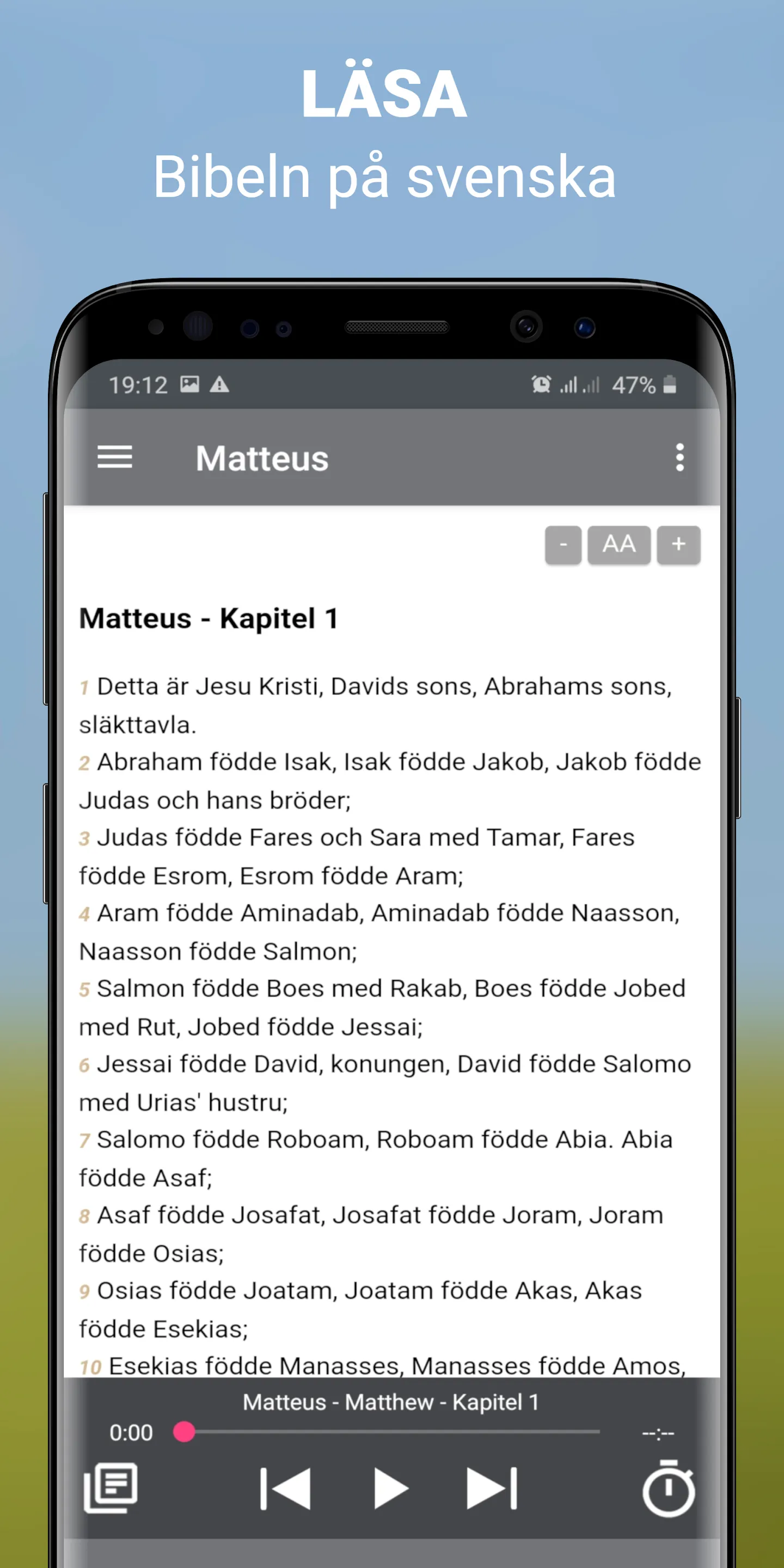 Offline Ljud Bibeln på Svenska | Indus Appstore | Screenshot