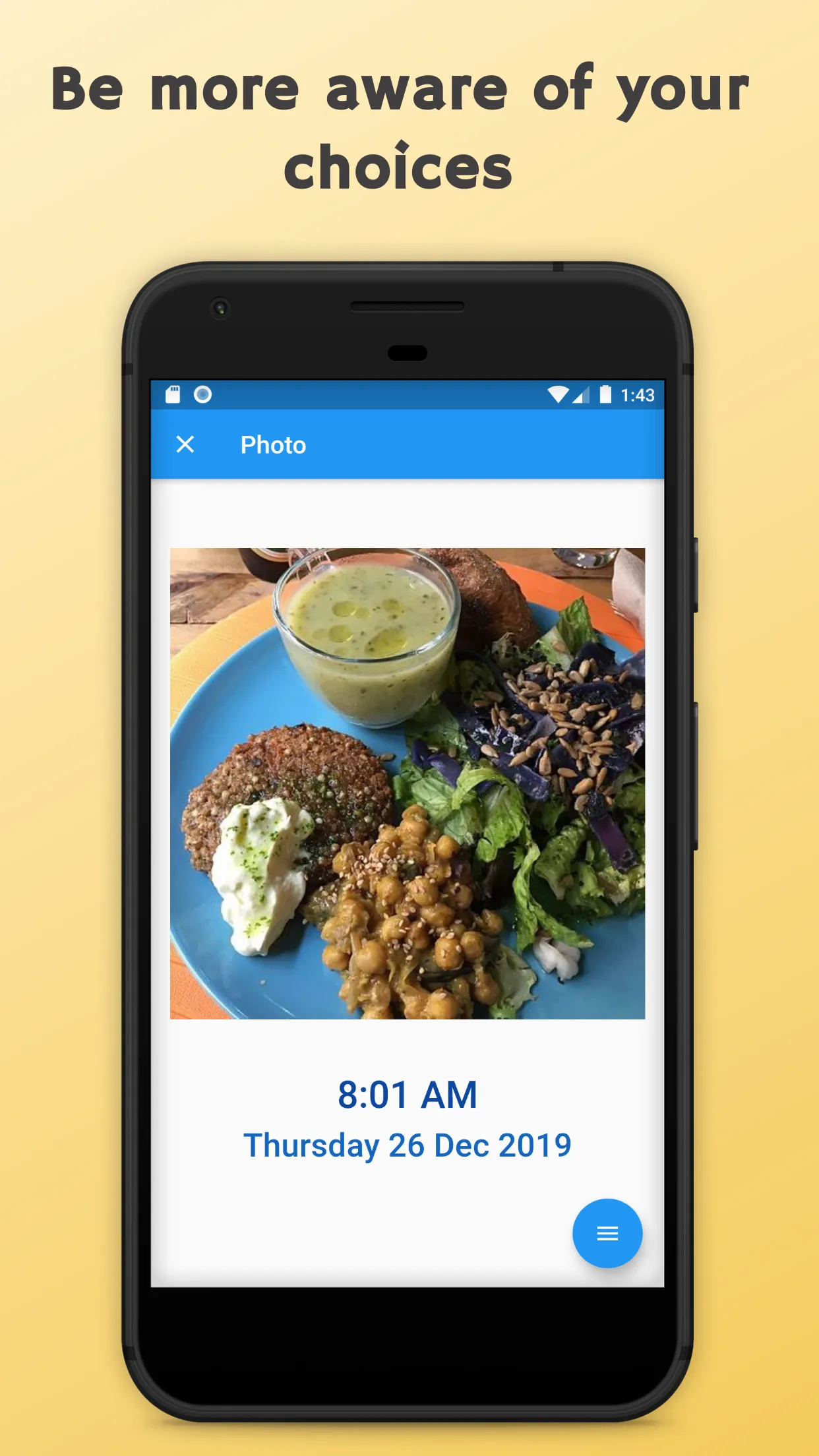 FoodView: Easy food diary | Indus Appstore | Screenshot