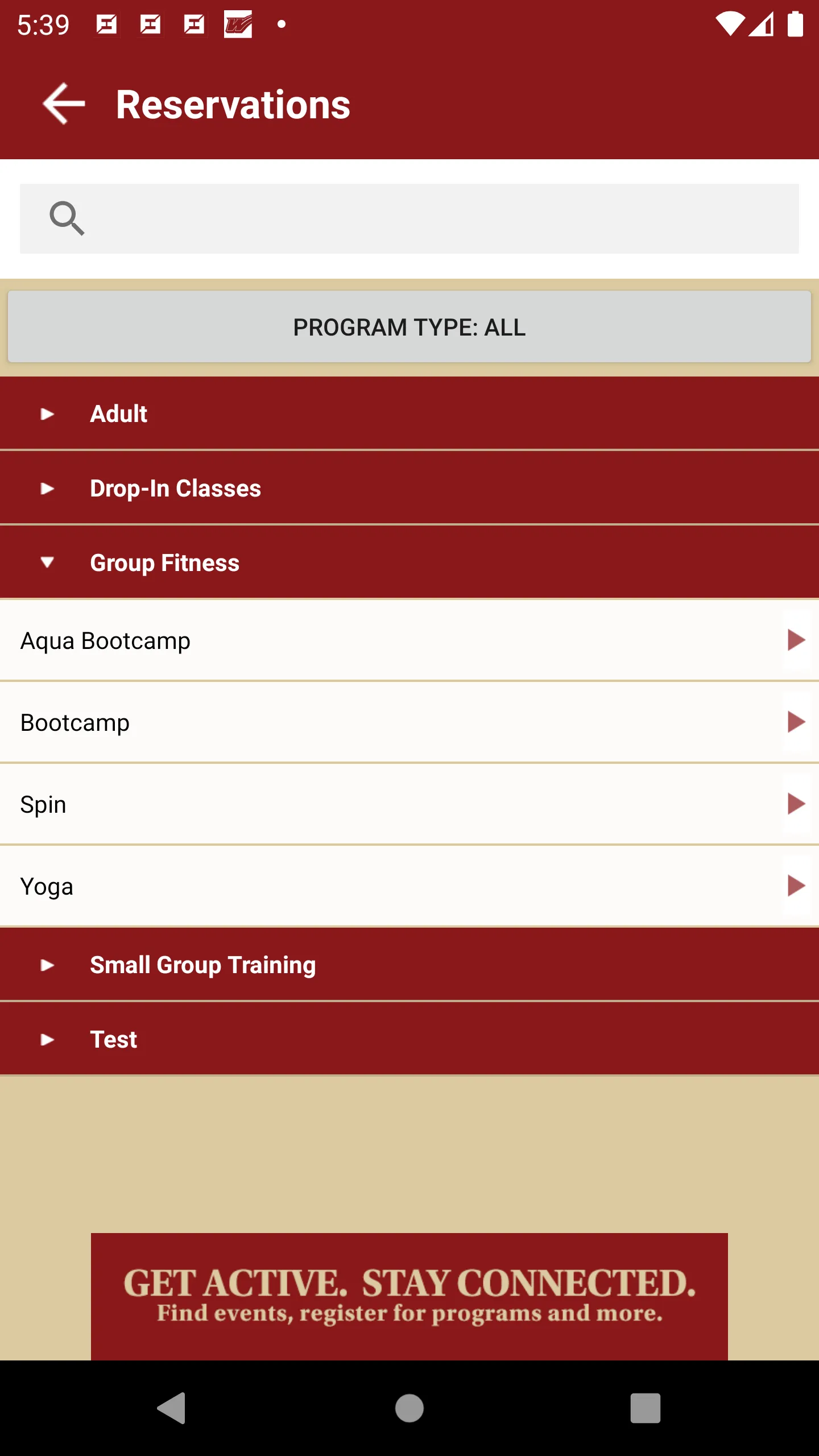 Boston College Campus Rec | Indus Appstore | Screenshot