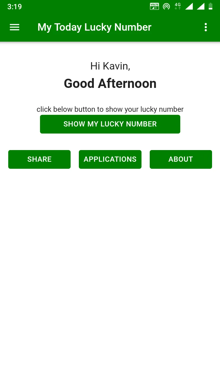 My Today Lucky Number | Indus Appstore | Screenshot