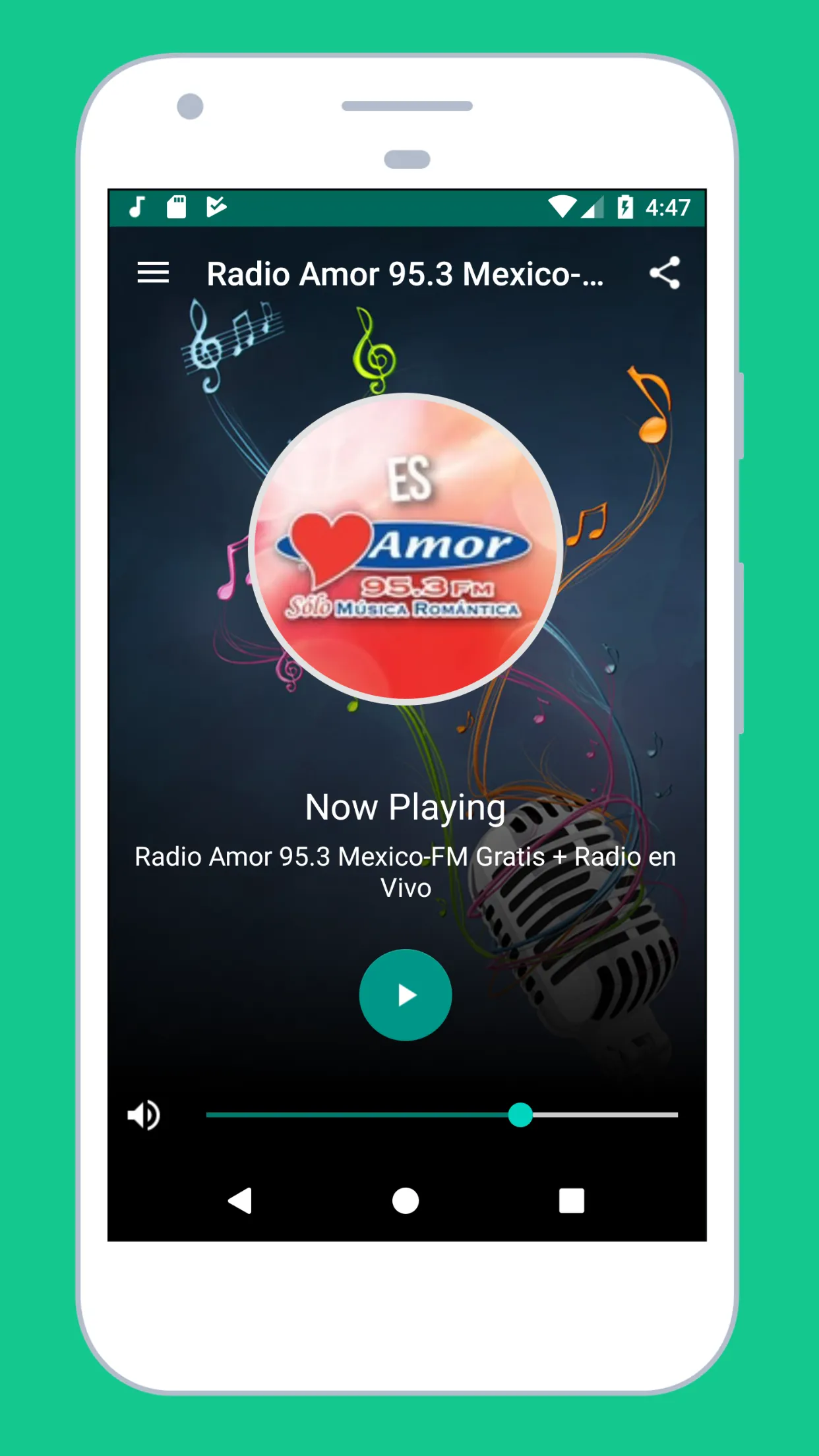 Radio Amor 95.3 FM MX en Vivo | Indus Appstore | Screenshot