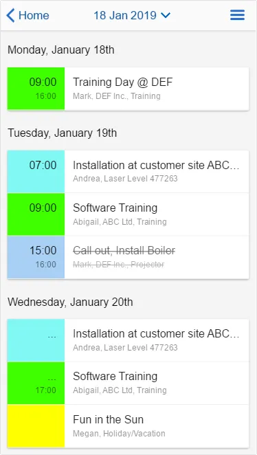 Schedule it Resource Scheduler | Indus Appstore | Screenshot