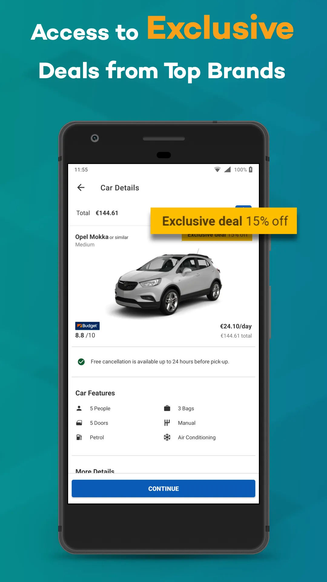 Argus Car Hire | Indus Appstore | Screenshot