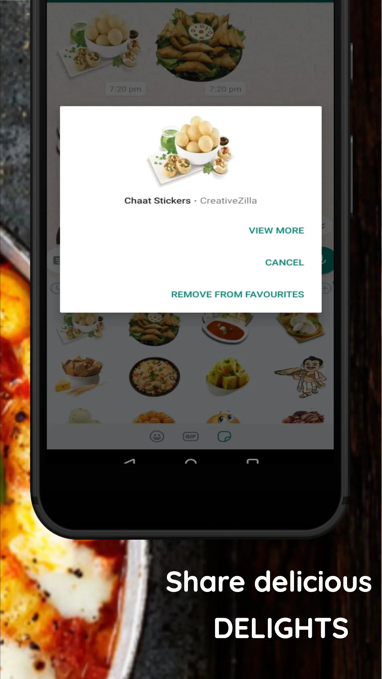 Food Stickers for WhatsApp | Indus Appstore | Screenshot