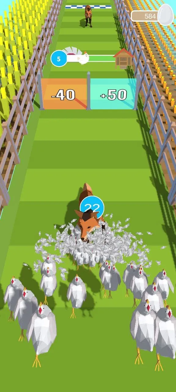 Chicken vs Fox: 3D Ranner | Indus Appstore | Screenshot