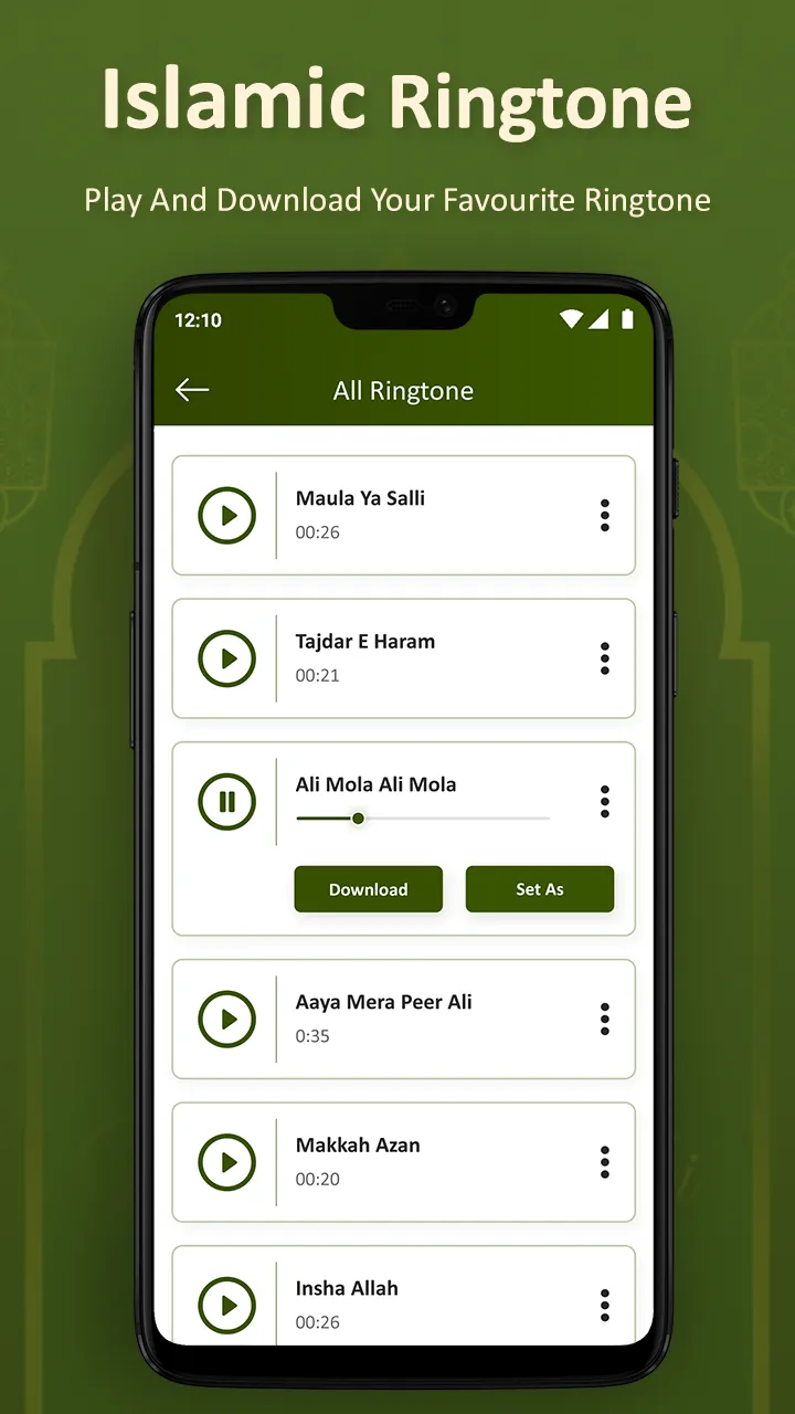 Islamic Ringtones : Allah Song | Indus Appstore | Screenshot