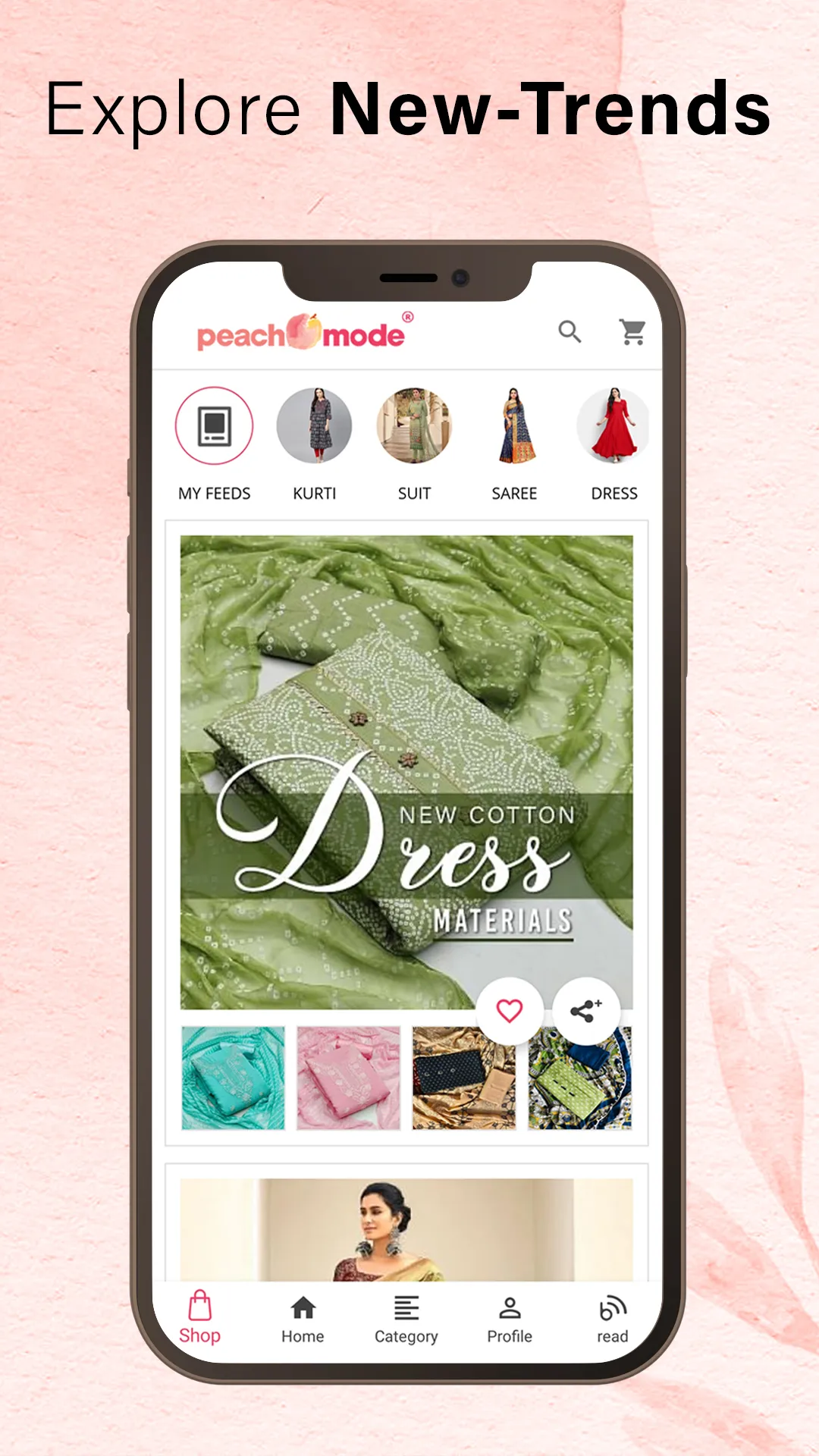 Peachmode Online Shopping | Indus Appstore | Screenshot