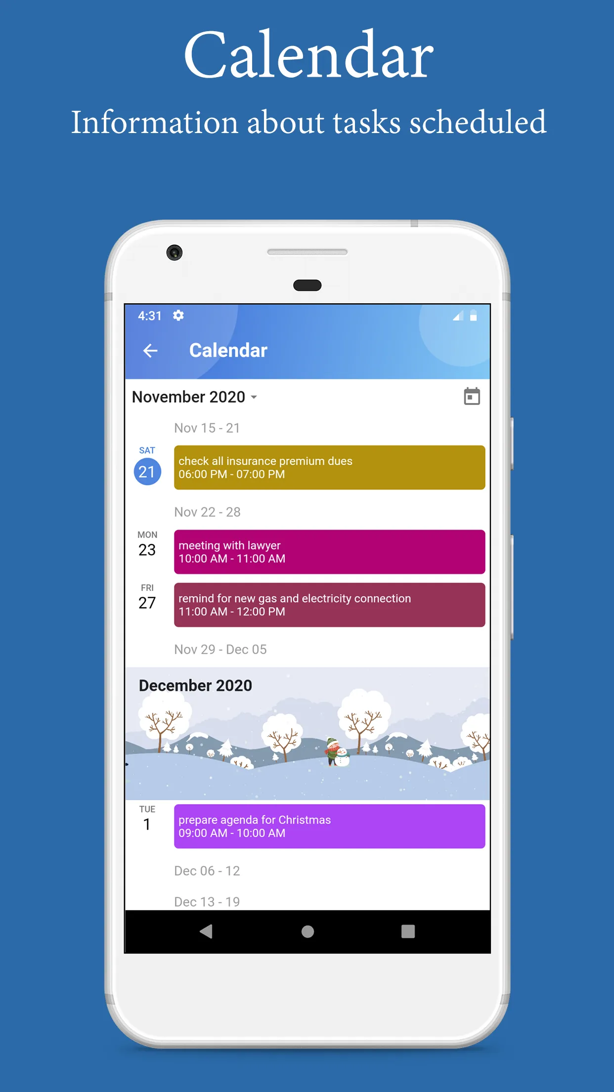 To Do List - Calendar & Tasks | Indus Appstore | Screenshot