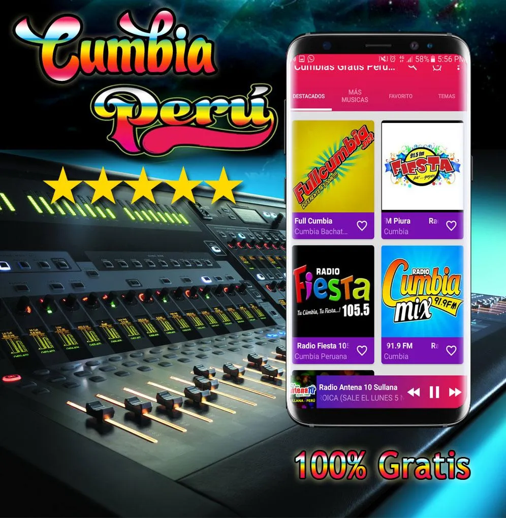 Cumbias Peruanas | Indus Appstore | Screenshot