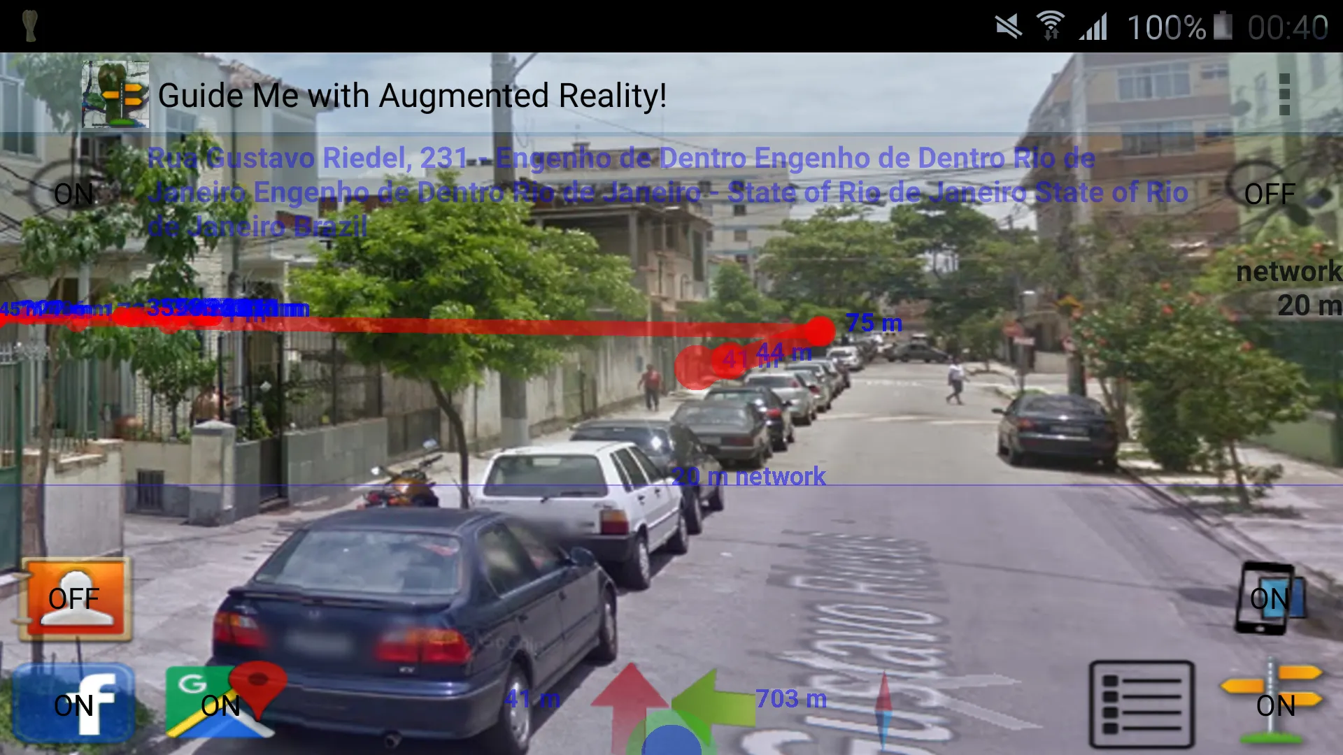 Walking Navigation AR! | Indus Appstore | Screenshot