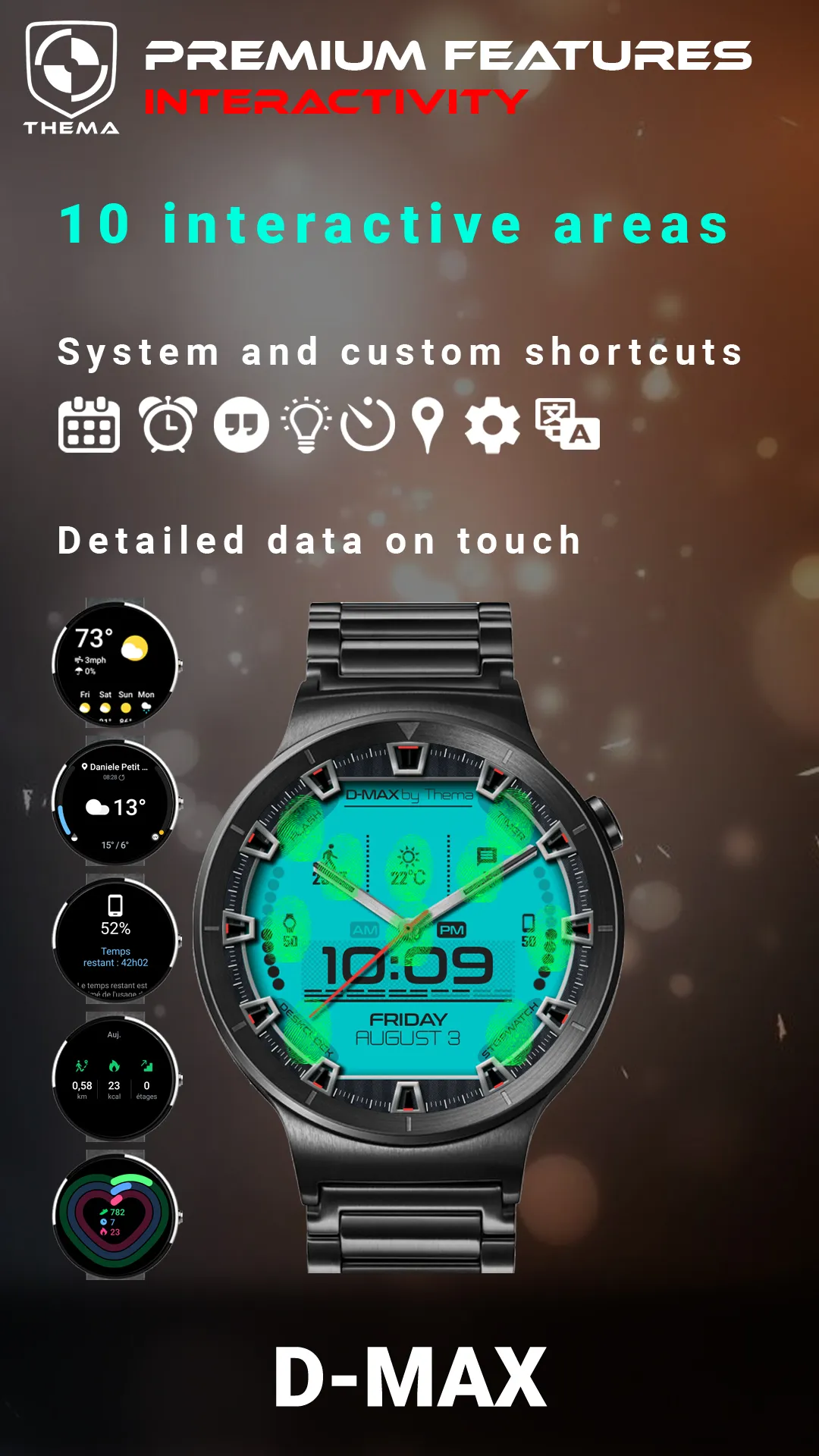 D-Max Watch Face | Indus Appstore | Screenshot