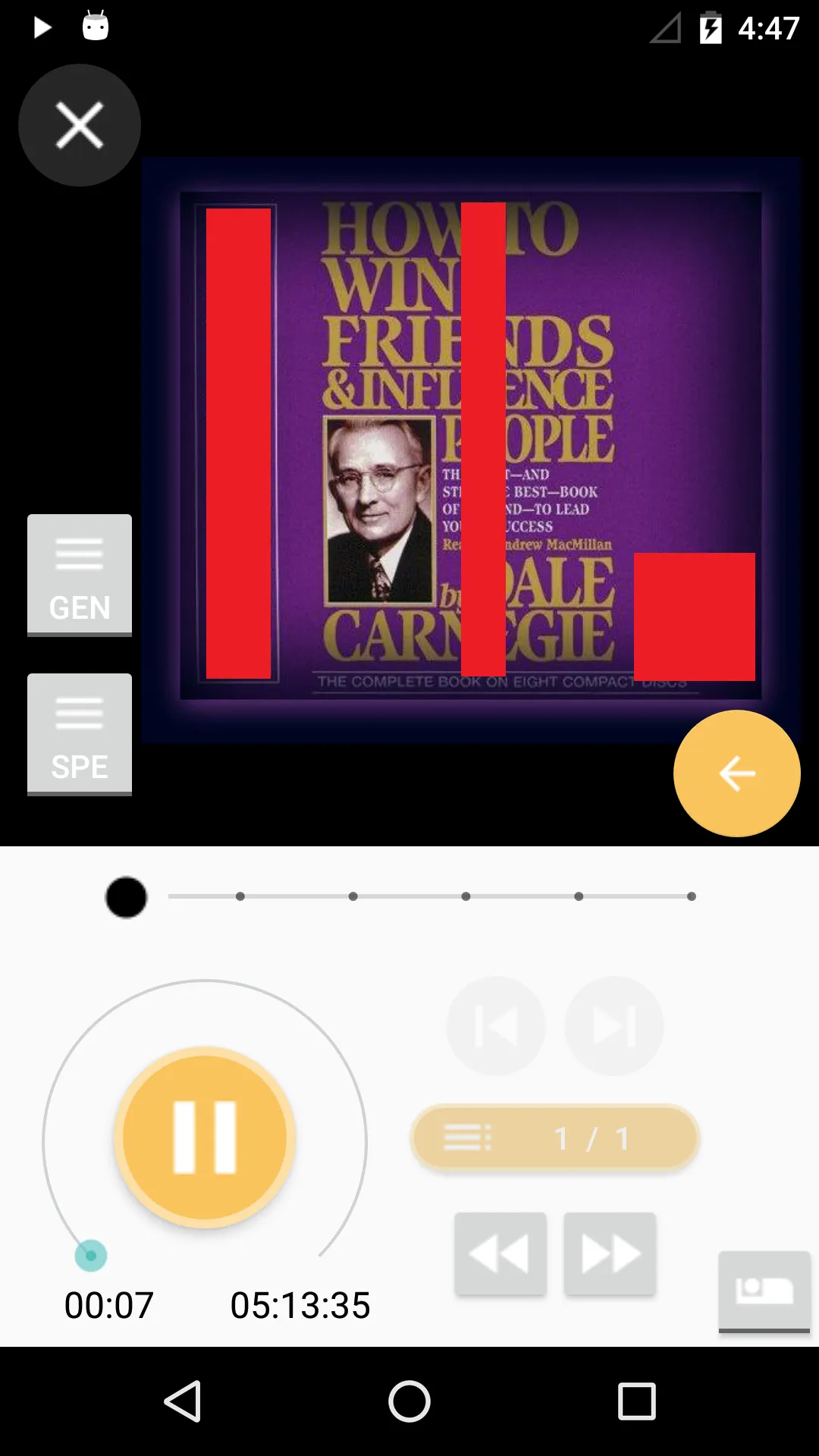 Raise Audiobook Player | Indus Appstore | Screenshot