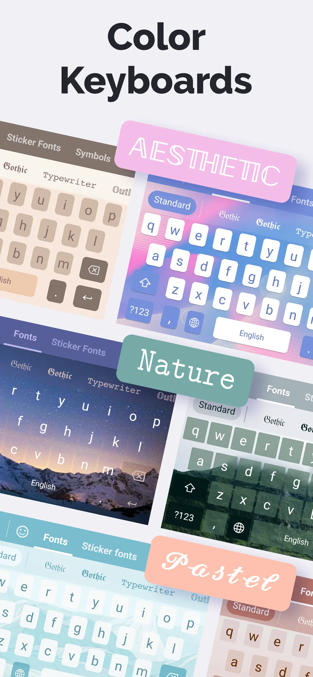 Fonts Art: Cute Keyboard Font | Indus Appstore | Screenshot