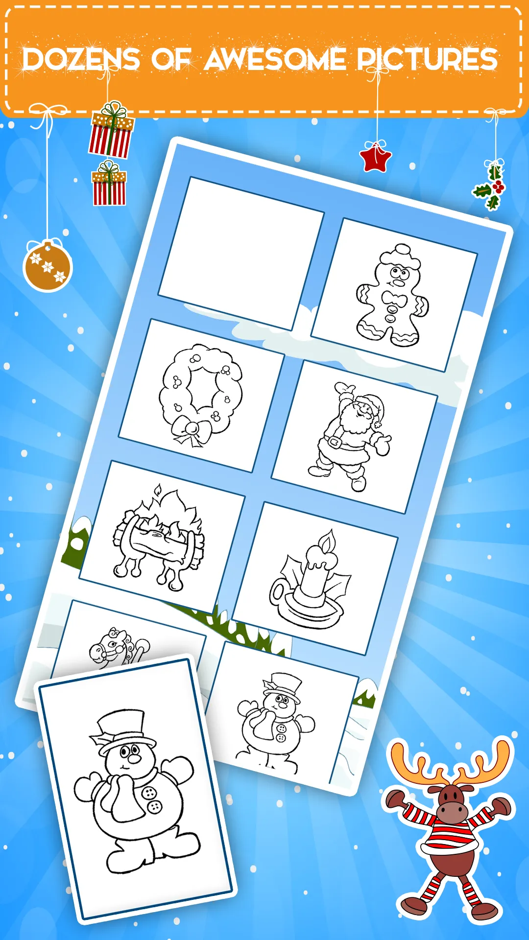 Kids coloring book:  Christmas | Indus Appstore | Screenshot