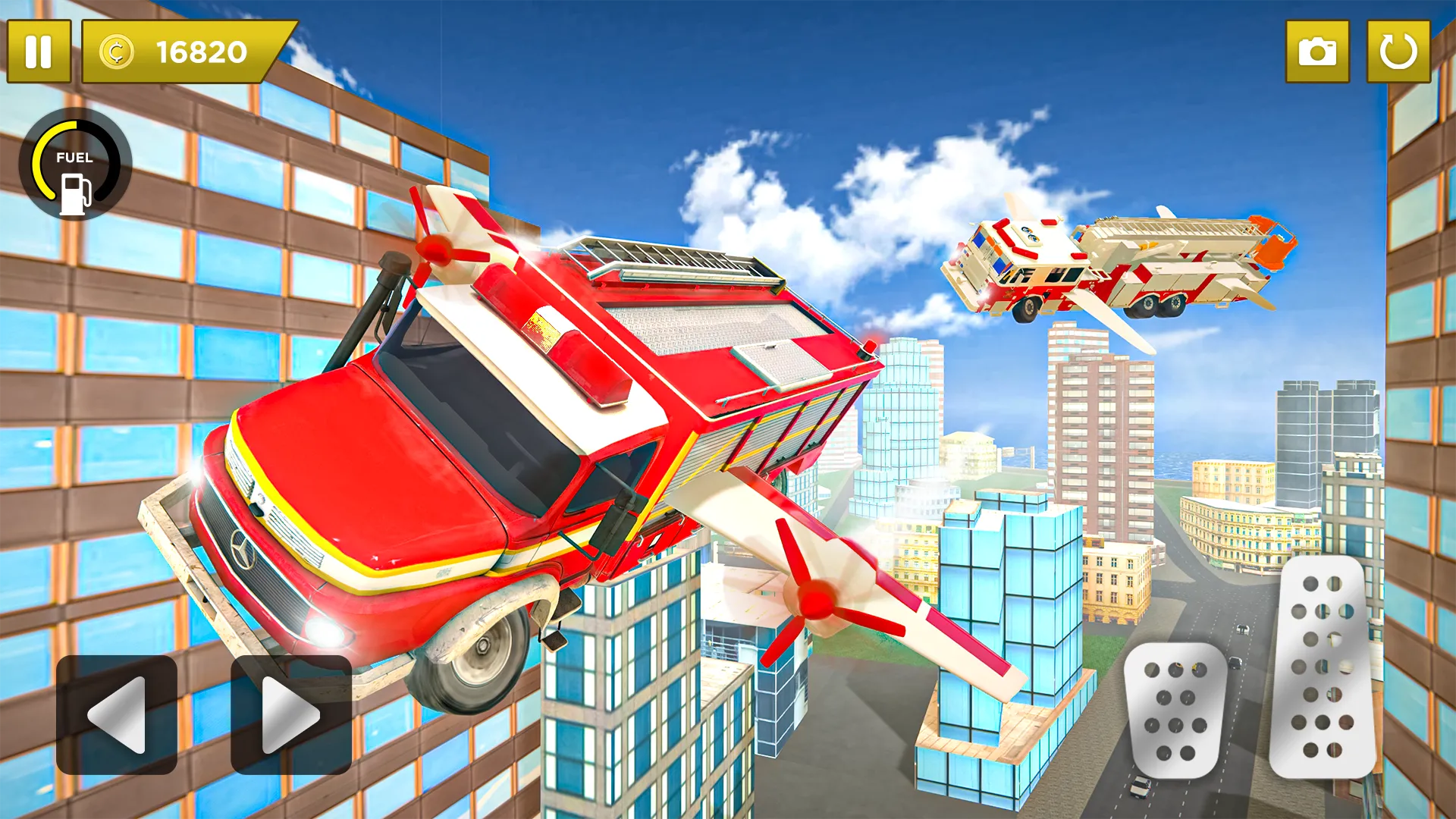 Flying Fire Truck Driving Sim | Indus Appstore | Screenshot