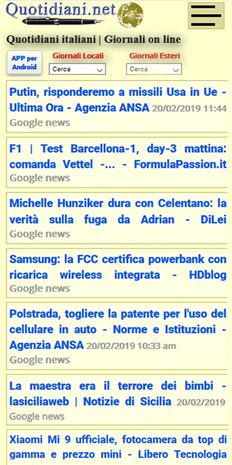 Quotidiani.net | Indus Appstore | Screenshot