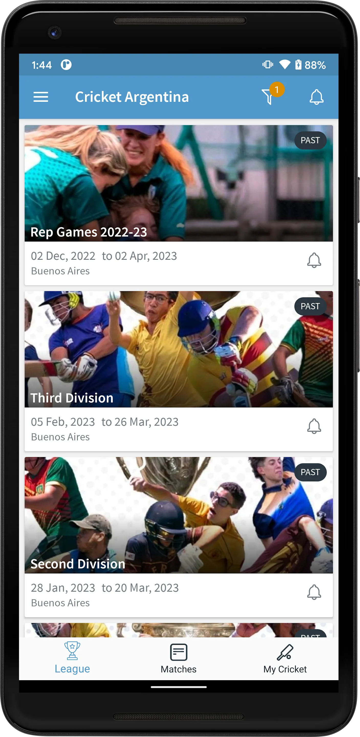 Cricket Argentina | Indus Appstore | Screenshot