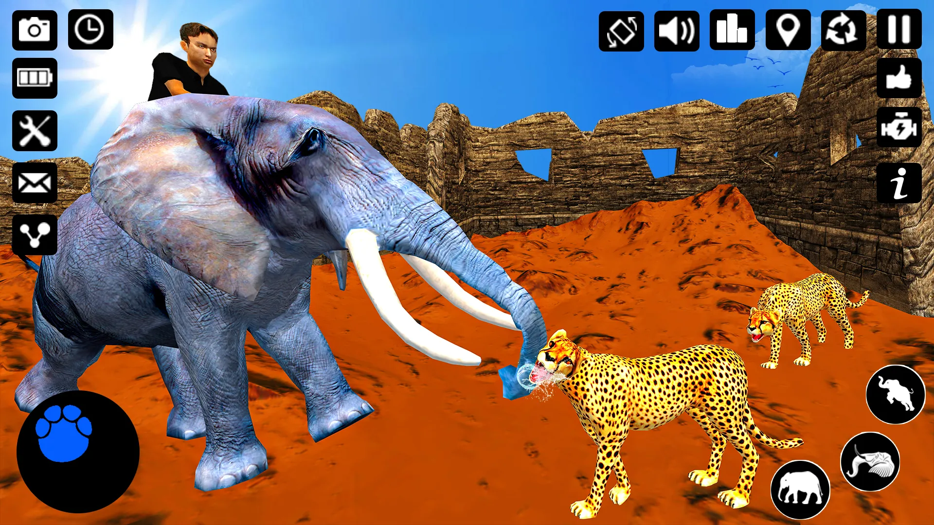 elephant rider games simulator | Indus Appstore | Screenshot