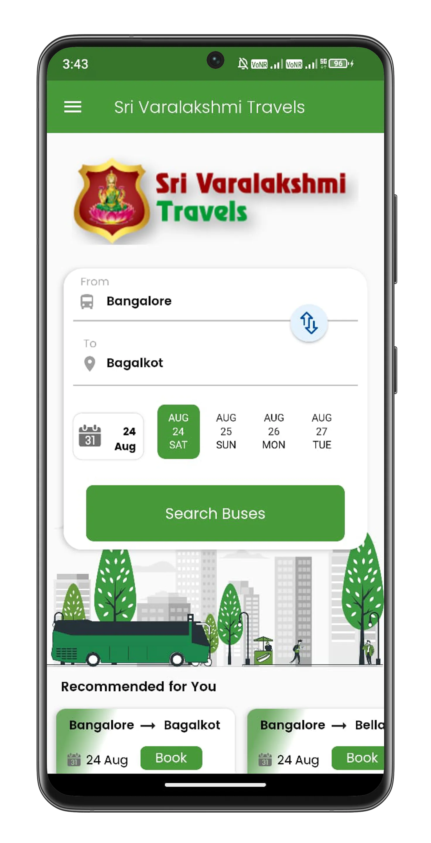 Sri Varalakshmi Travels | Indus Appstore | Screenshot