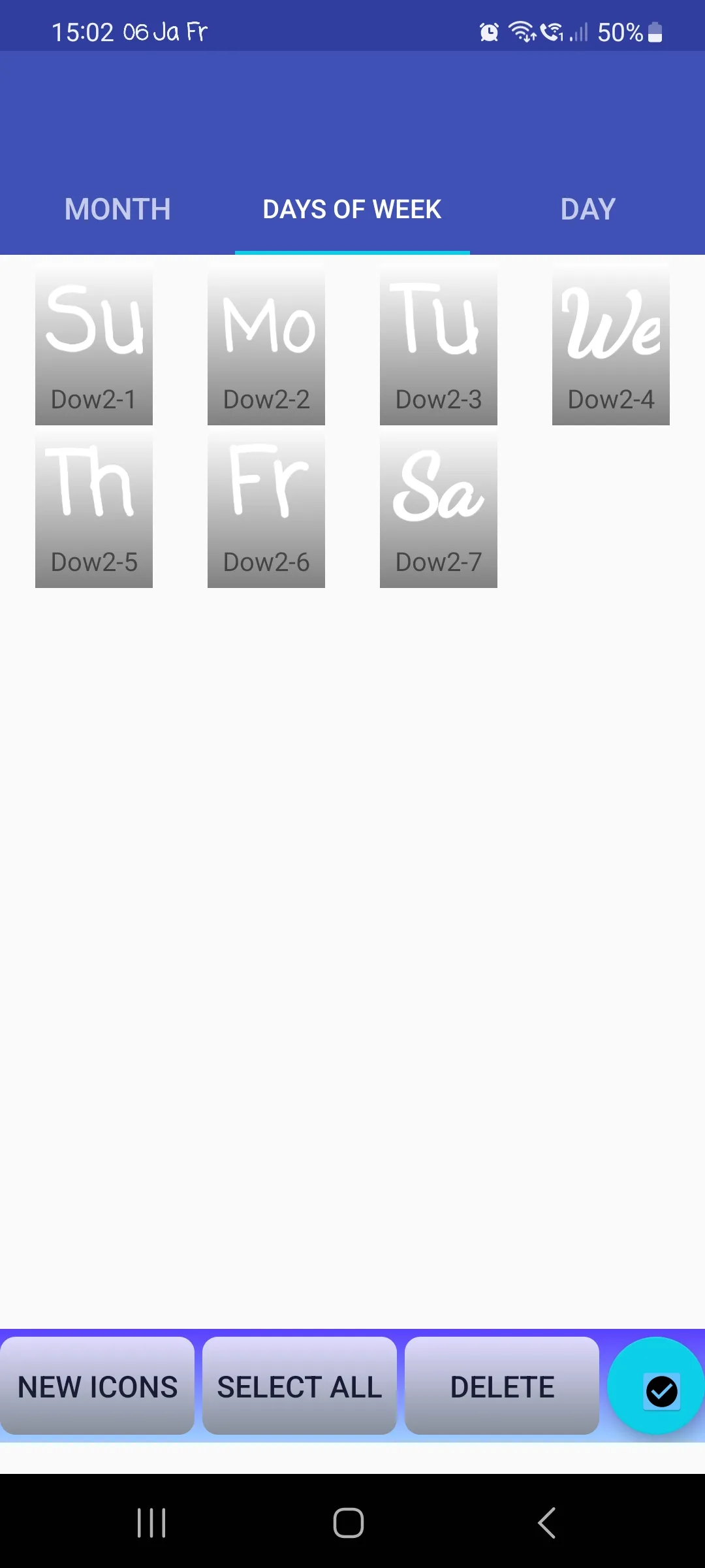 DateBar - date in status bar | Indus Appstore | Screenshot