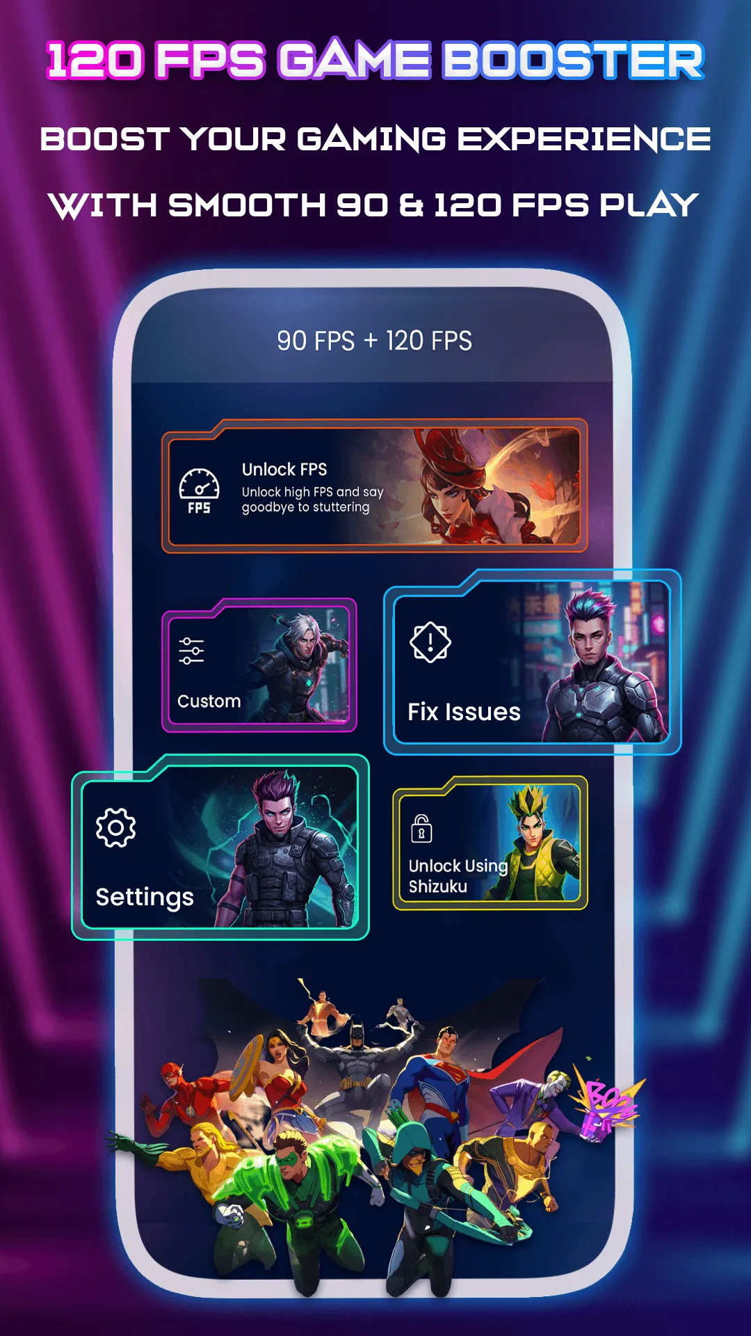 120 FPS Game Booster Speed | Indus Appstore | Screenshot