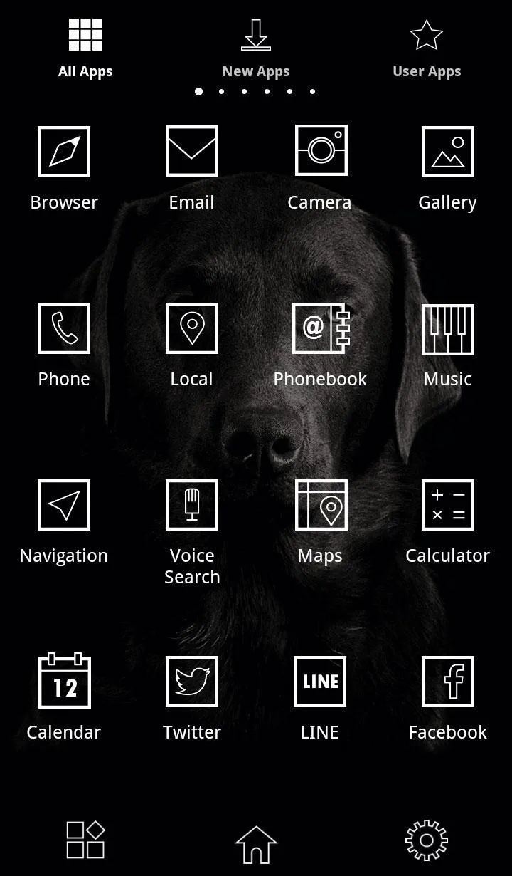 Wallpaper-Dog in the Dark- | Indus Appstore | Screenshot