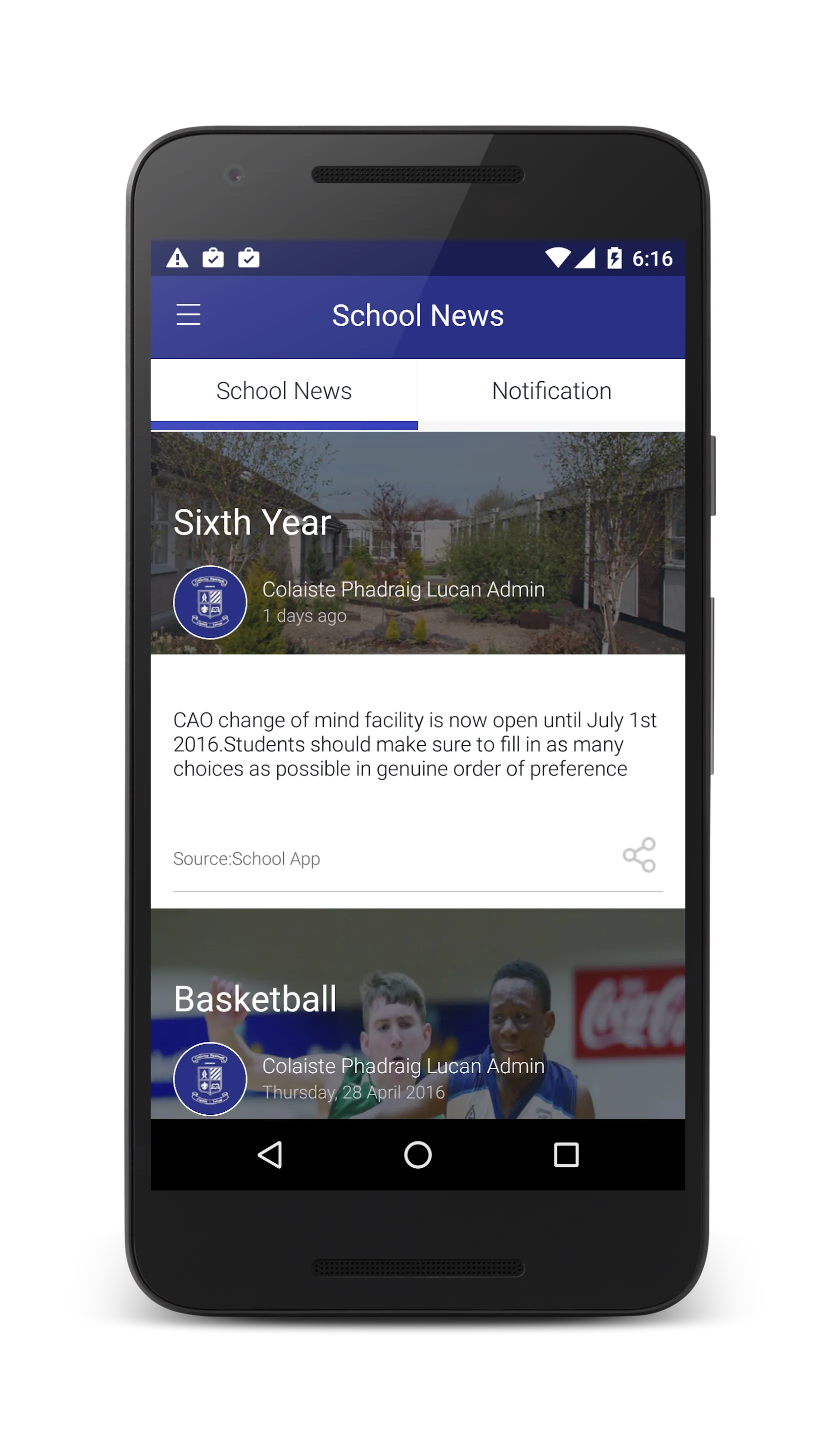 Colaiste Phadraig CBS Lucan | Indus Appstore | Screenshot