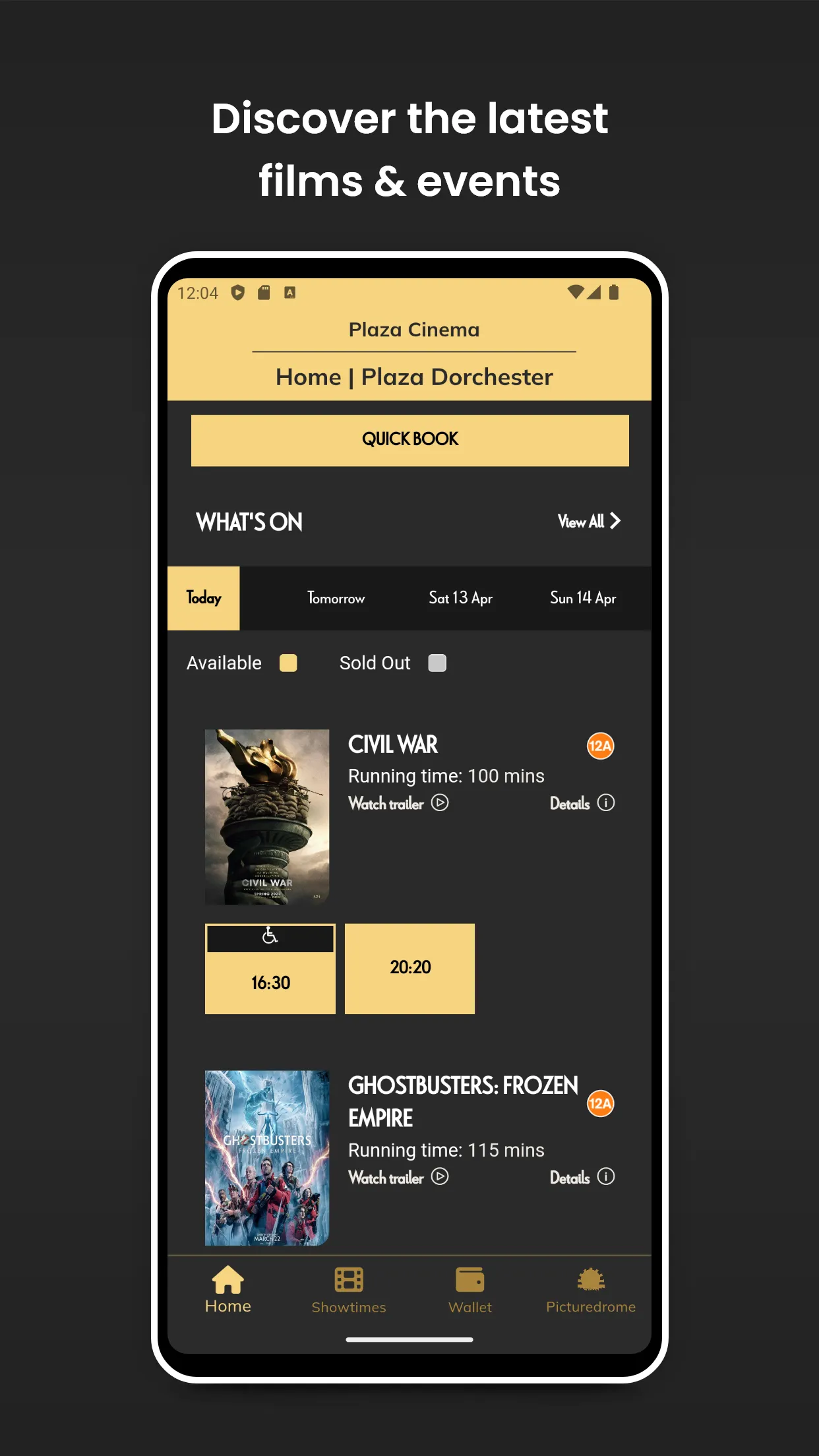 Picturedrome Cinemas | Indus Appstore | Screenshot