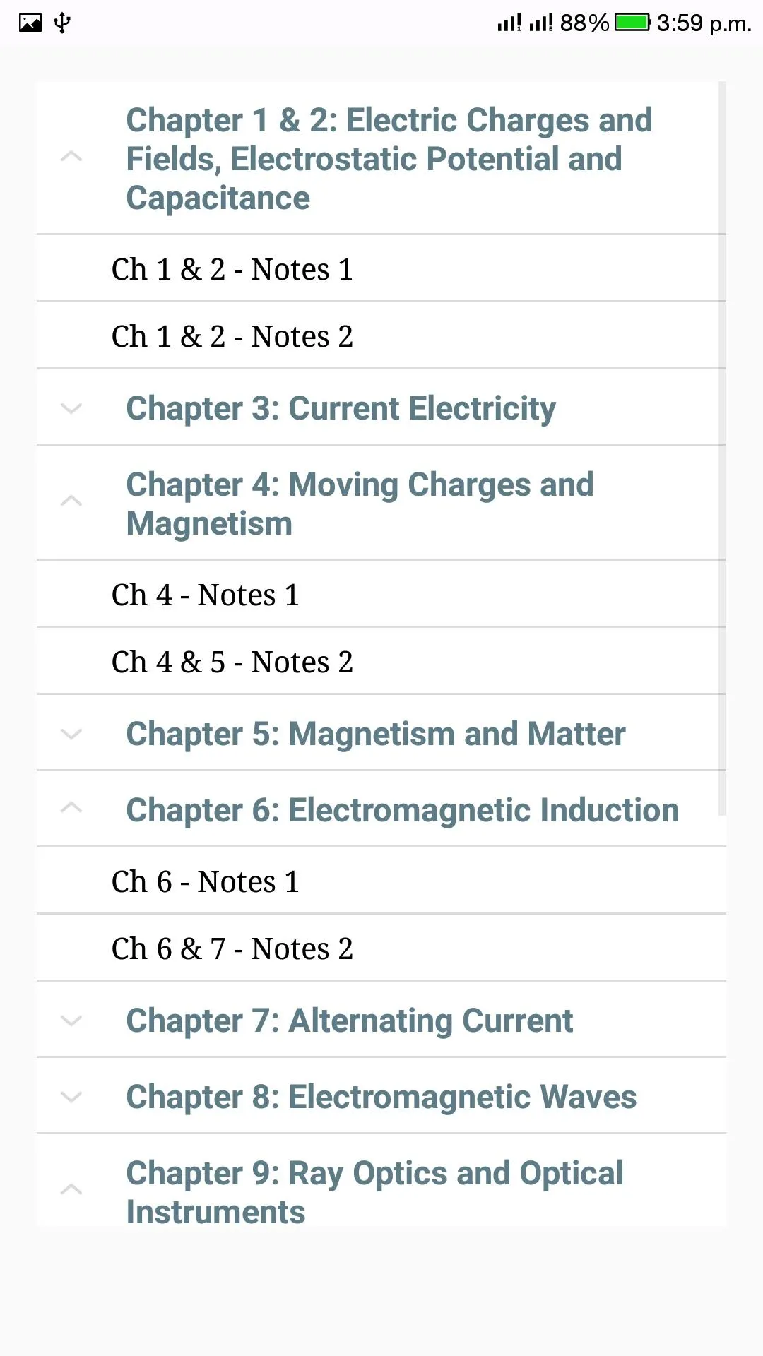 Class 12 Physics Notes | Indus Appstore | Screenshot