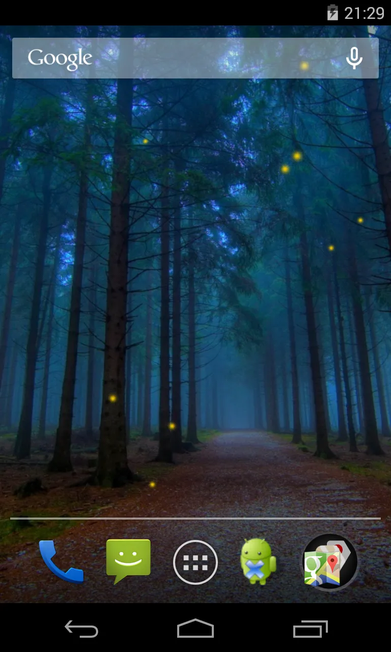 Fireflies Live Wallpaper | Indus Appstore | Screenshot