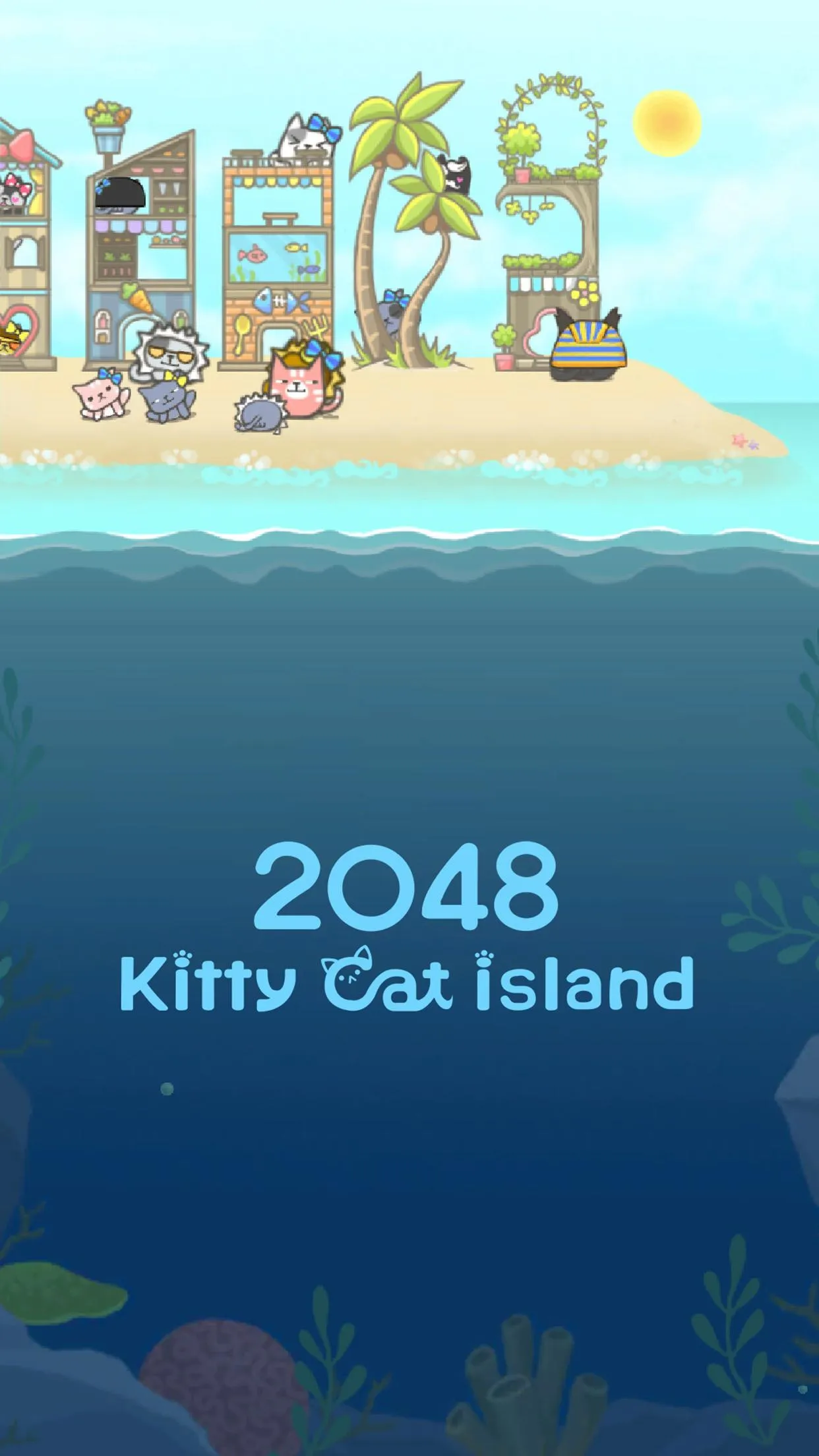 2048 Kitty Cat Island | Indus Appstore | Screenshot