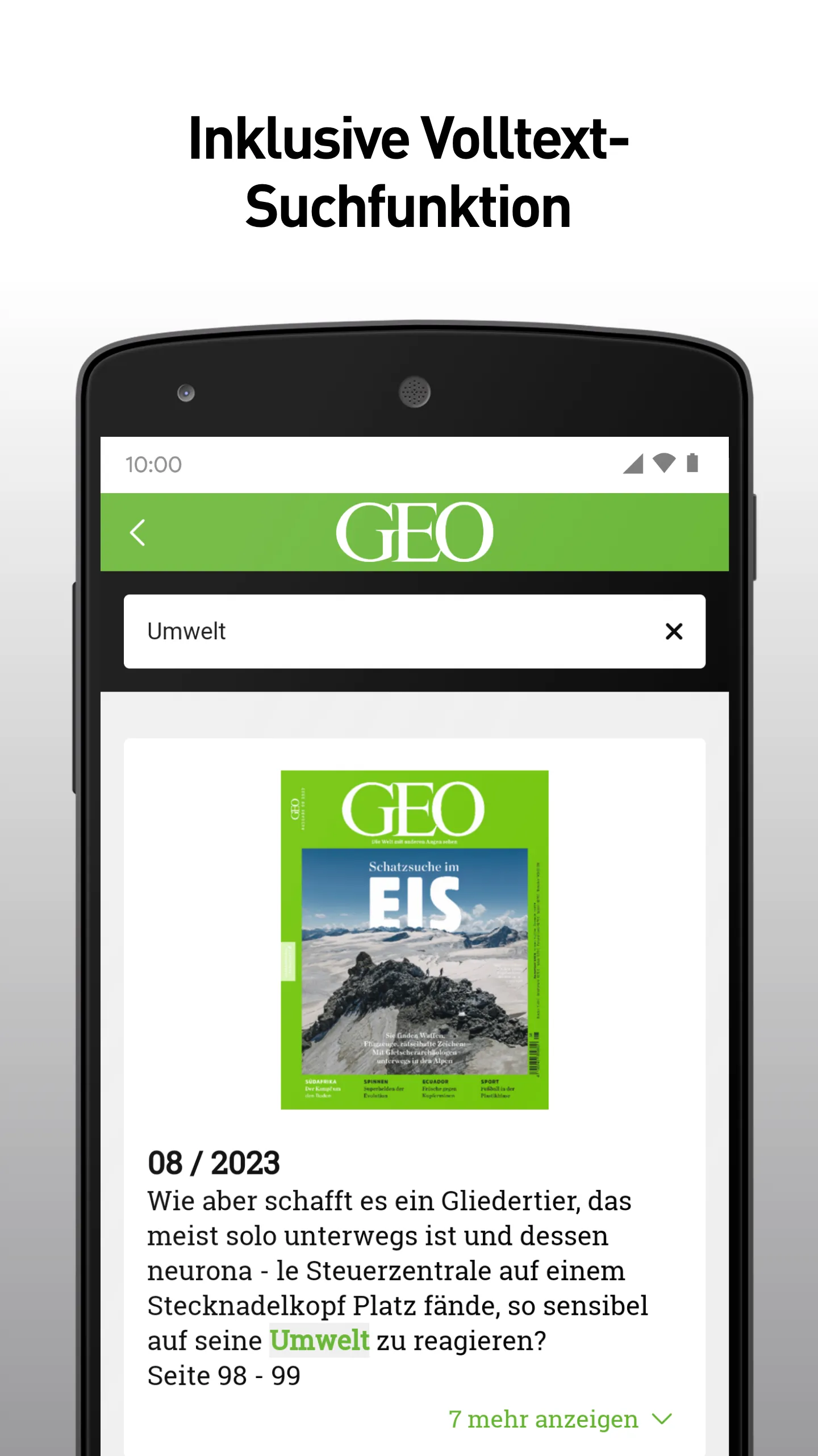 GEO Digital Magazin | Indus Appstore | Screenshot