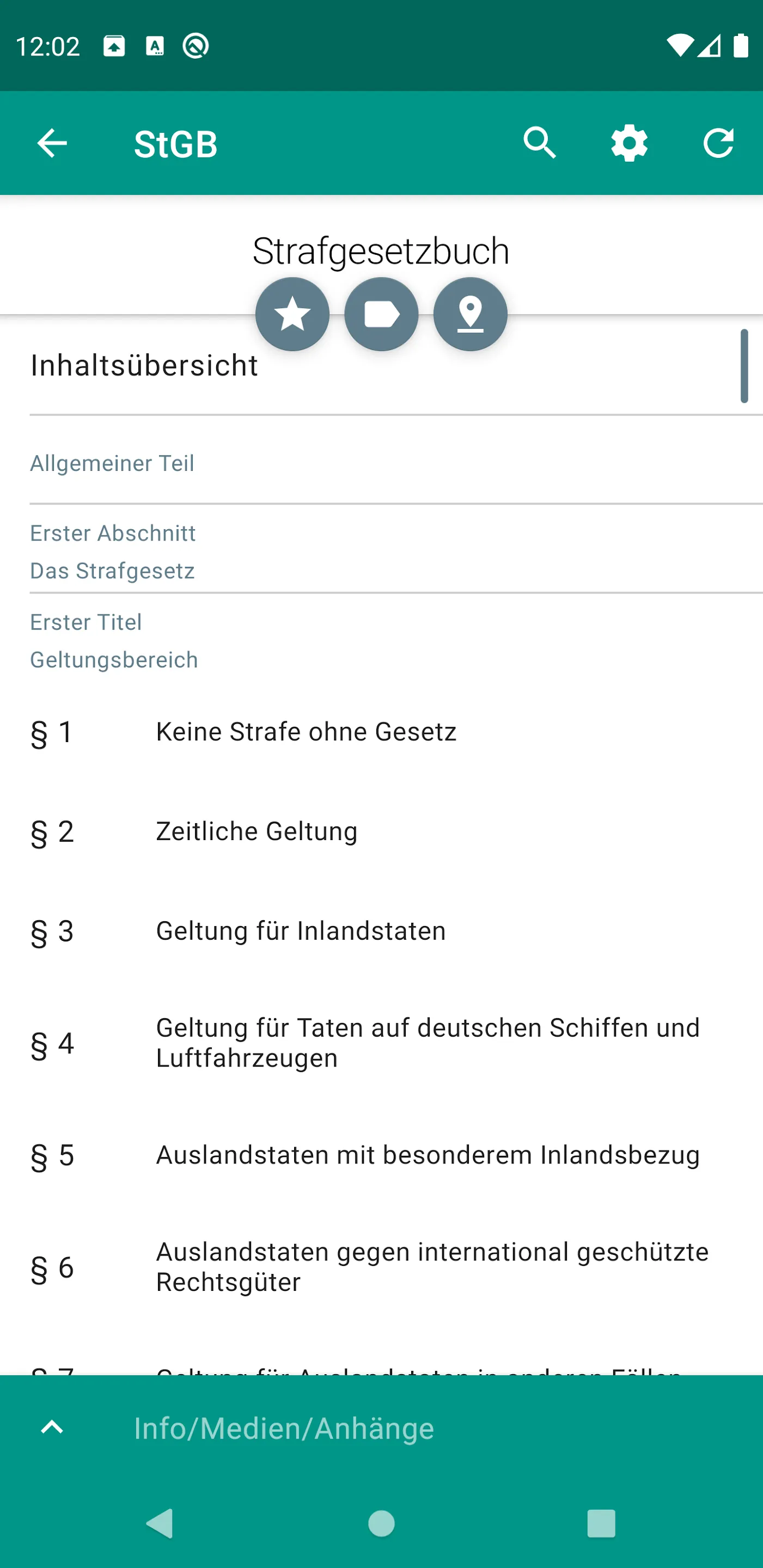 Lawdroid – Deutsche/EU-Gesetze | Indus Appstore | Screenshot