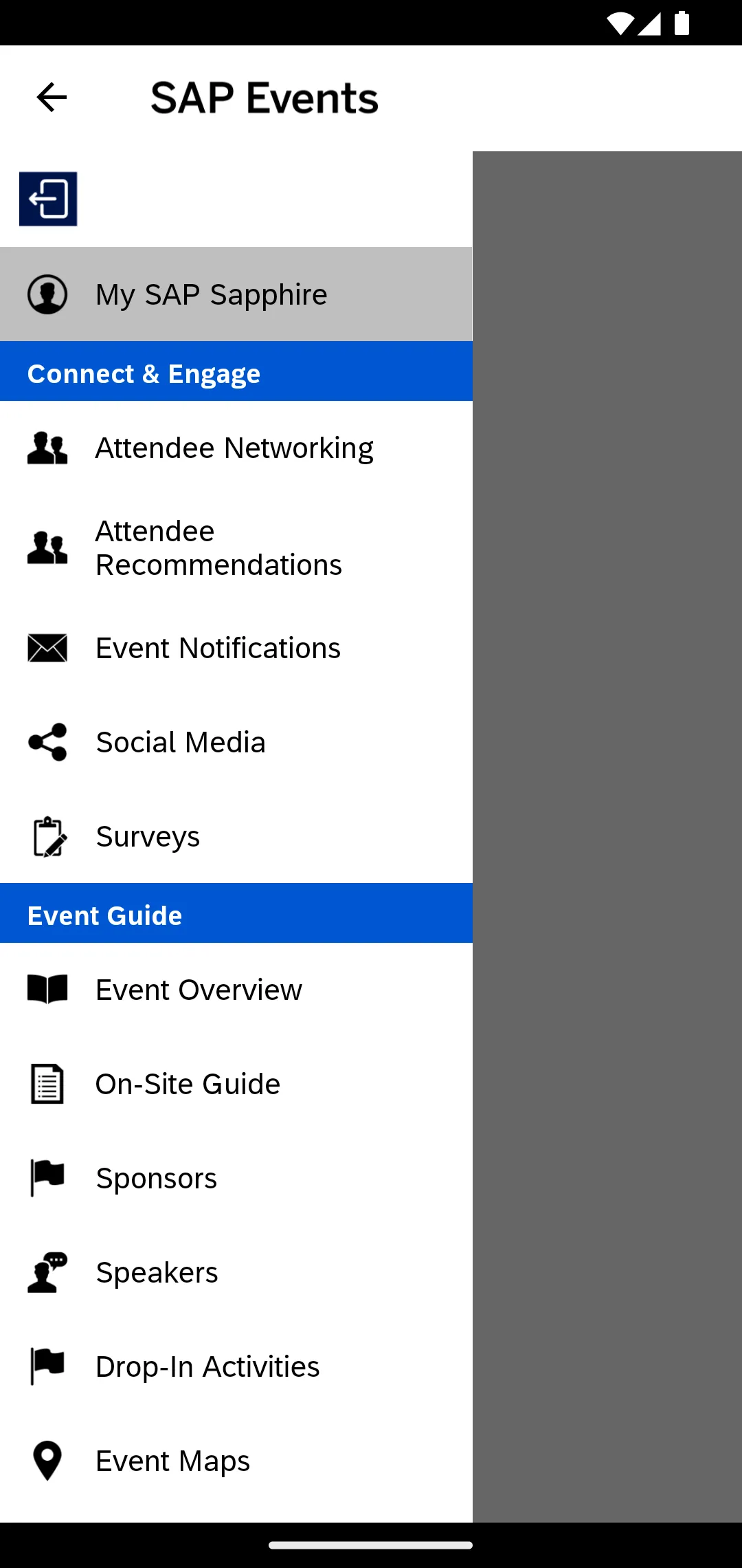 SAP Events | Indus Appstore | Screenshot