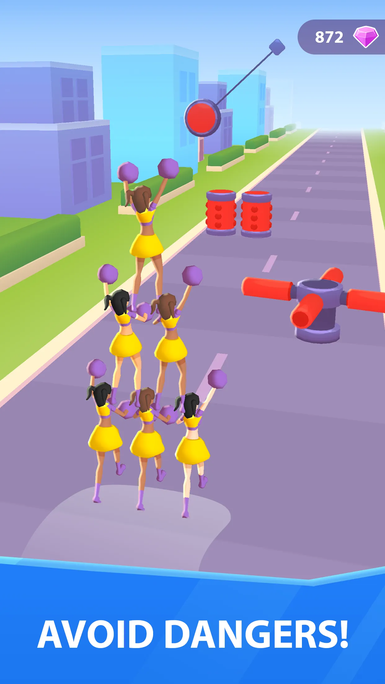 Cheerleader Run 3D | Indus Appstore | Screenshot