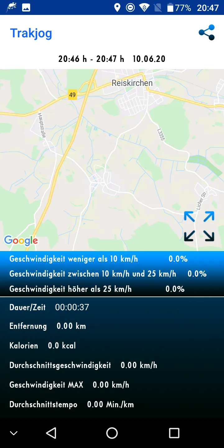 Tracker für Joggen km messen | Indus Appstore | Screenshot