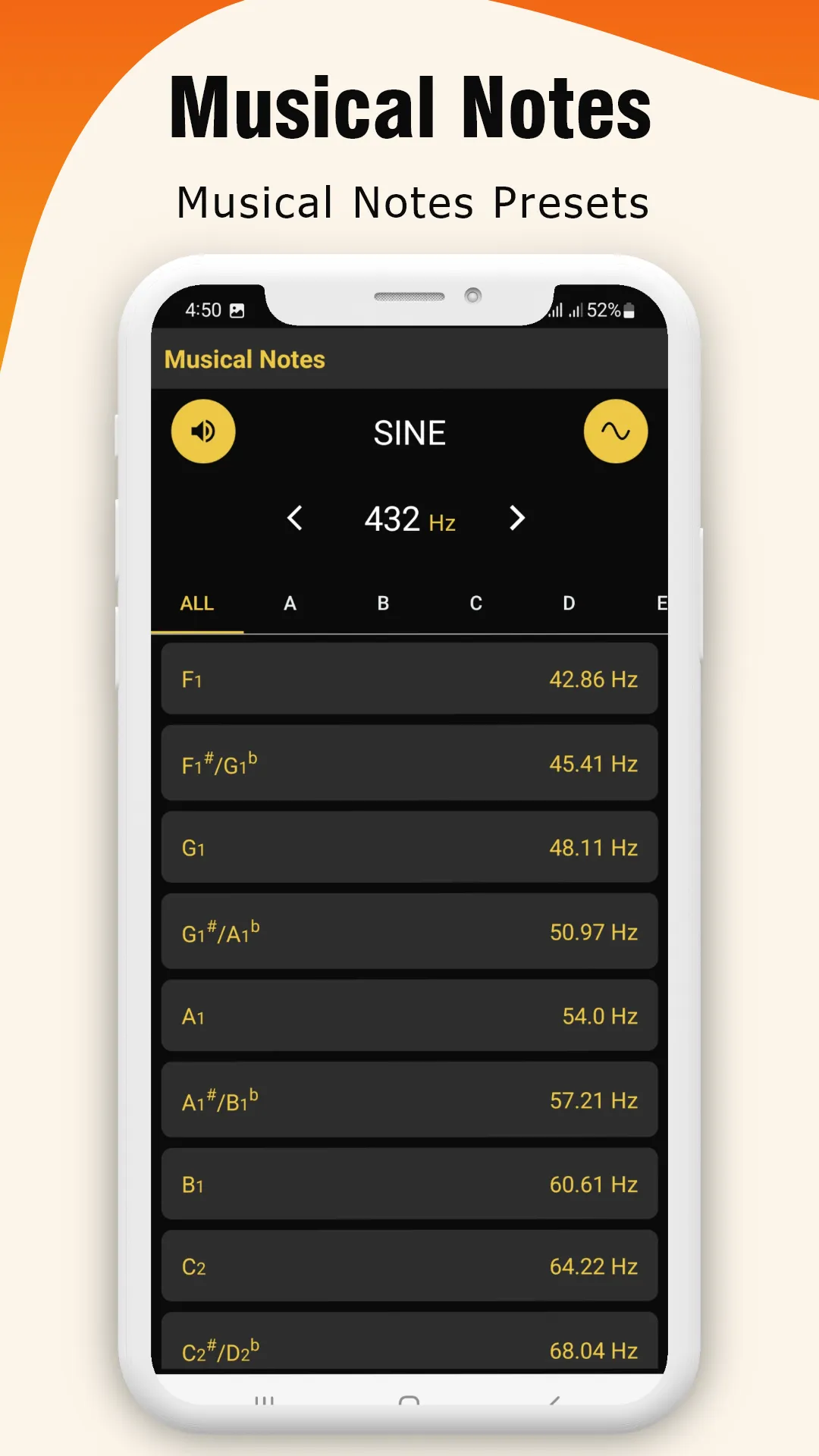 Hertz Frequency Generator | Indus Appstore | Screenshot