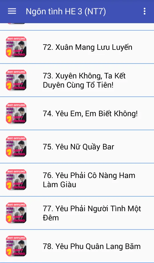 Doc truyen ngon tinh HE 3 | Indus Appstore | Screenshot