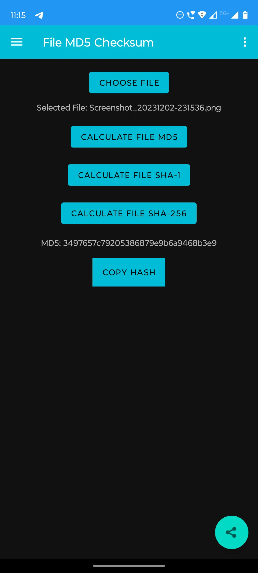 HashCalc - MD5, SHA-1, SHA-256 | Indus Appstore | Screenshot