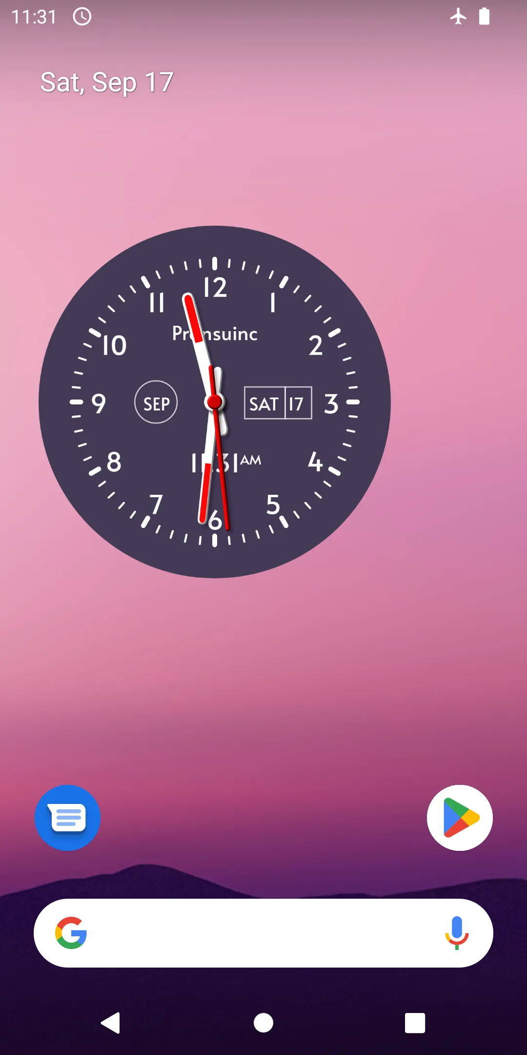 Analog Clock Live Wallpapers | Indus Appstore | Screenshot