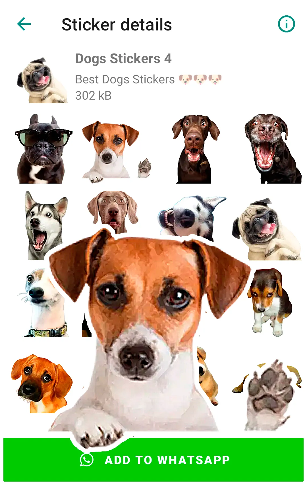 Cute Dog Stickers for WhatsApp | Indus Appstore | Screenshot