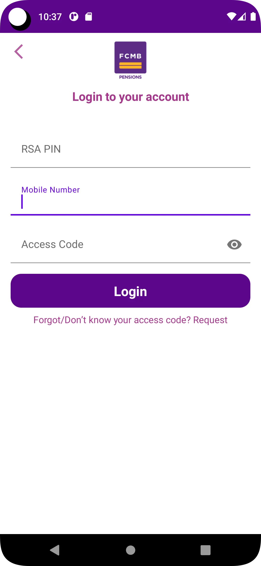 FCMB Pensions | Indus Appstore | Screenshot