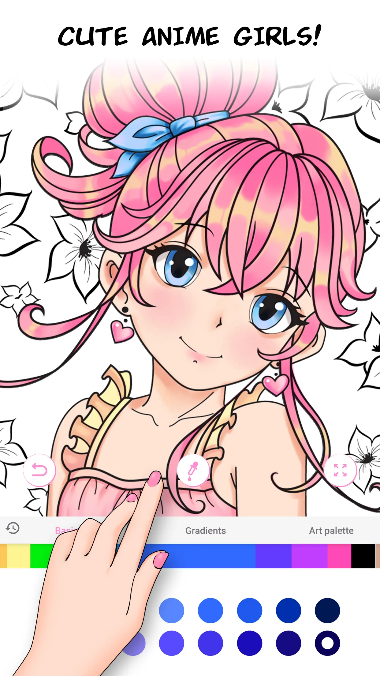 Anime Games Coloring Book | Indus Appstore | Screenshot