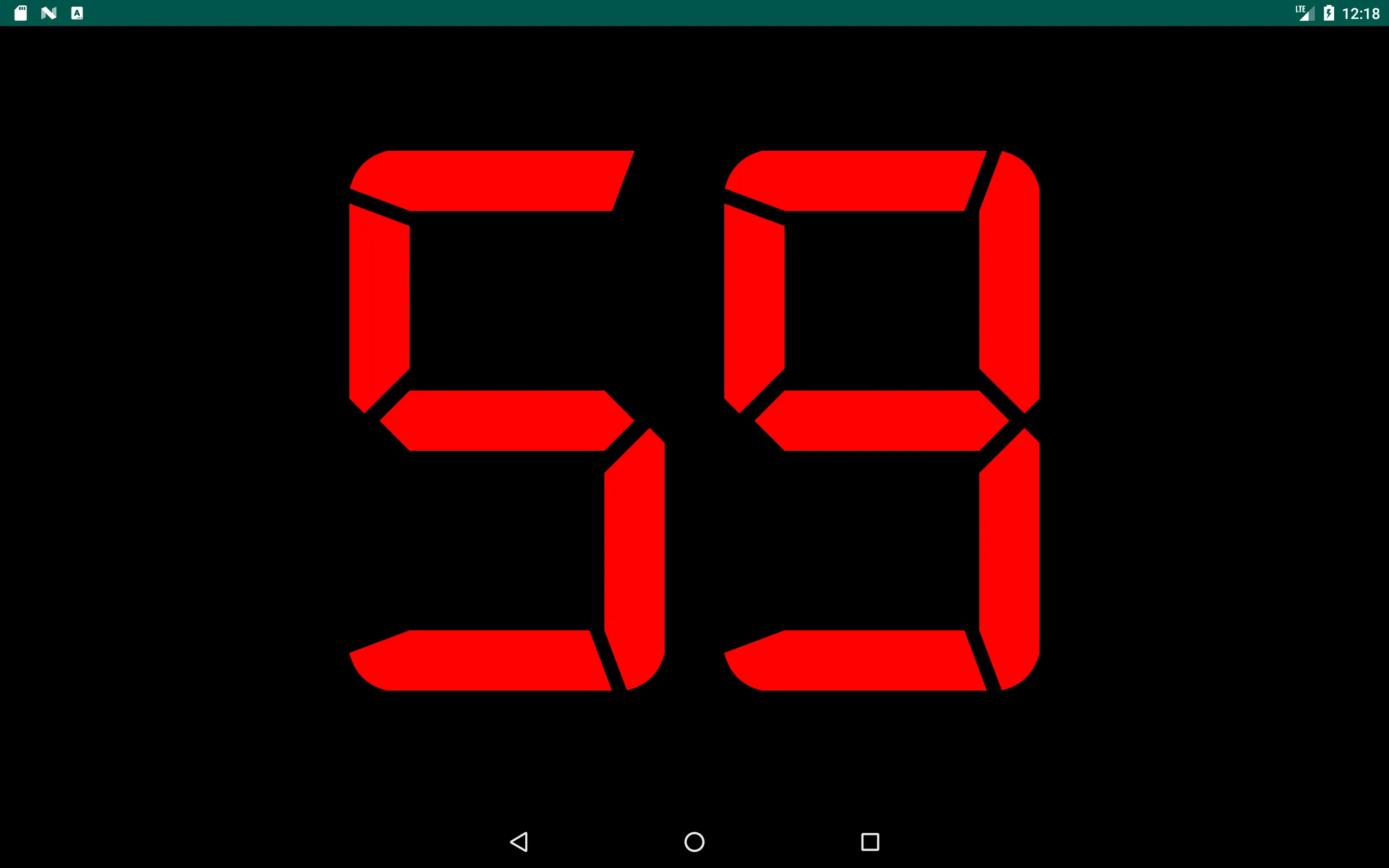 60 Seconds - Very simple timer | Indus Appstore | Screenshot