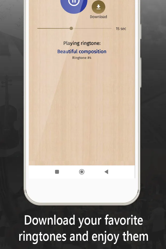 ringtones classical music | Indus Appstore | Screenshot