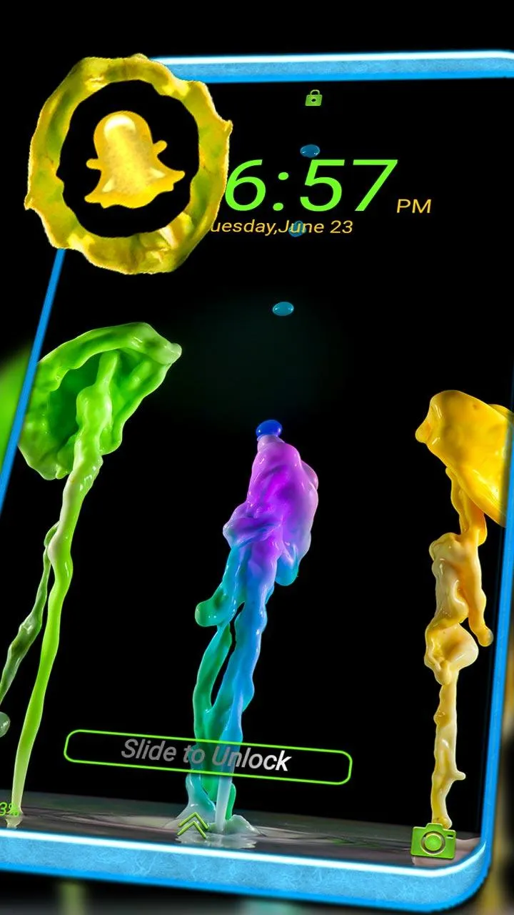 Colorful Melted Wax Launcher | Indus Appstore | Screenshot