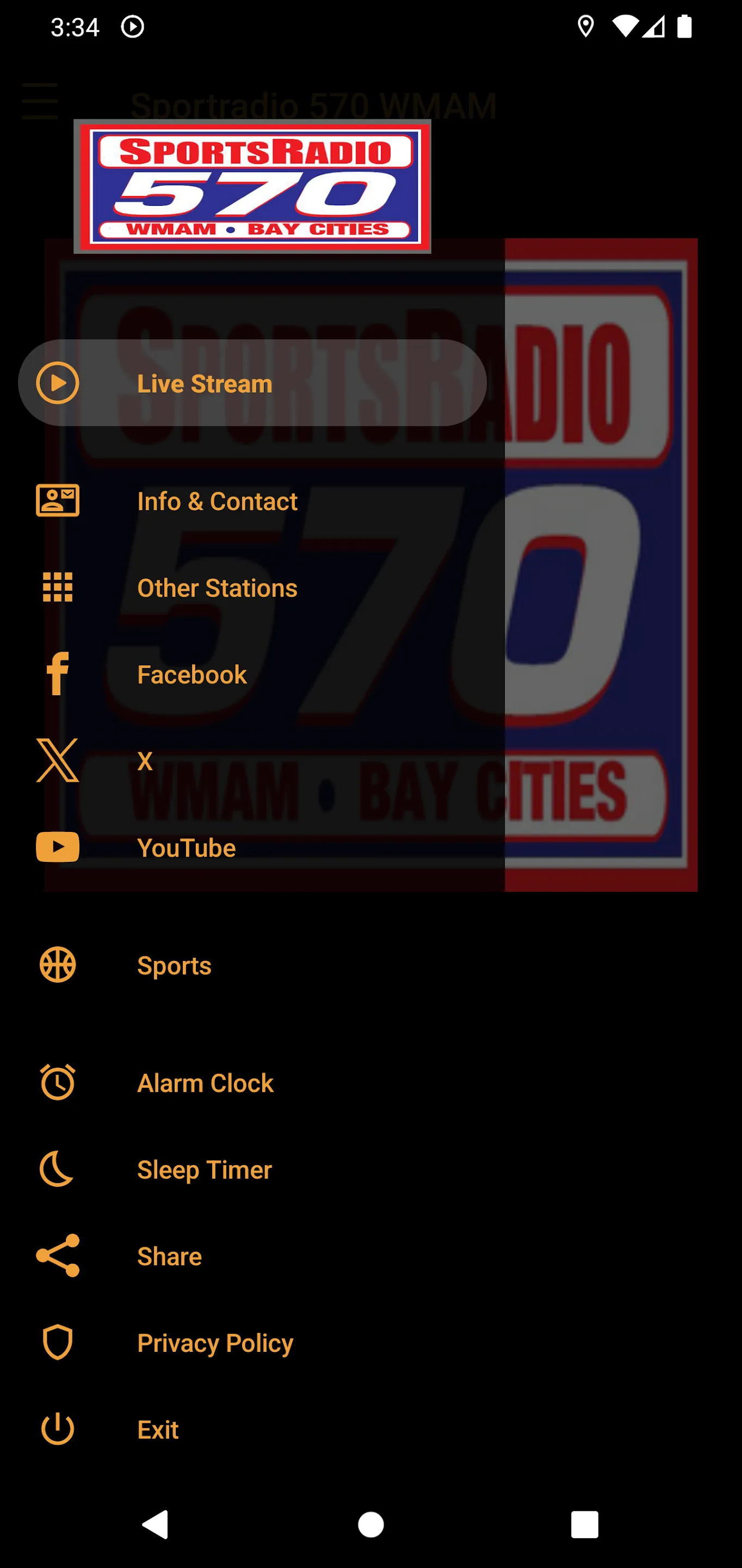 Sportsradio 570 WMAM | Indus Appstore | Screenshot